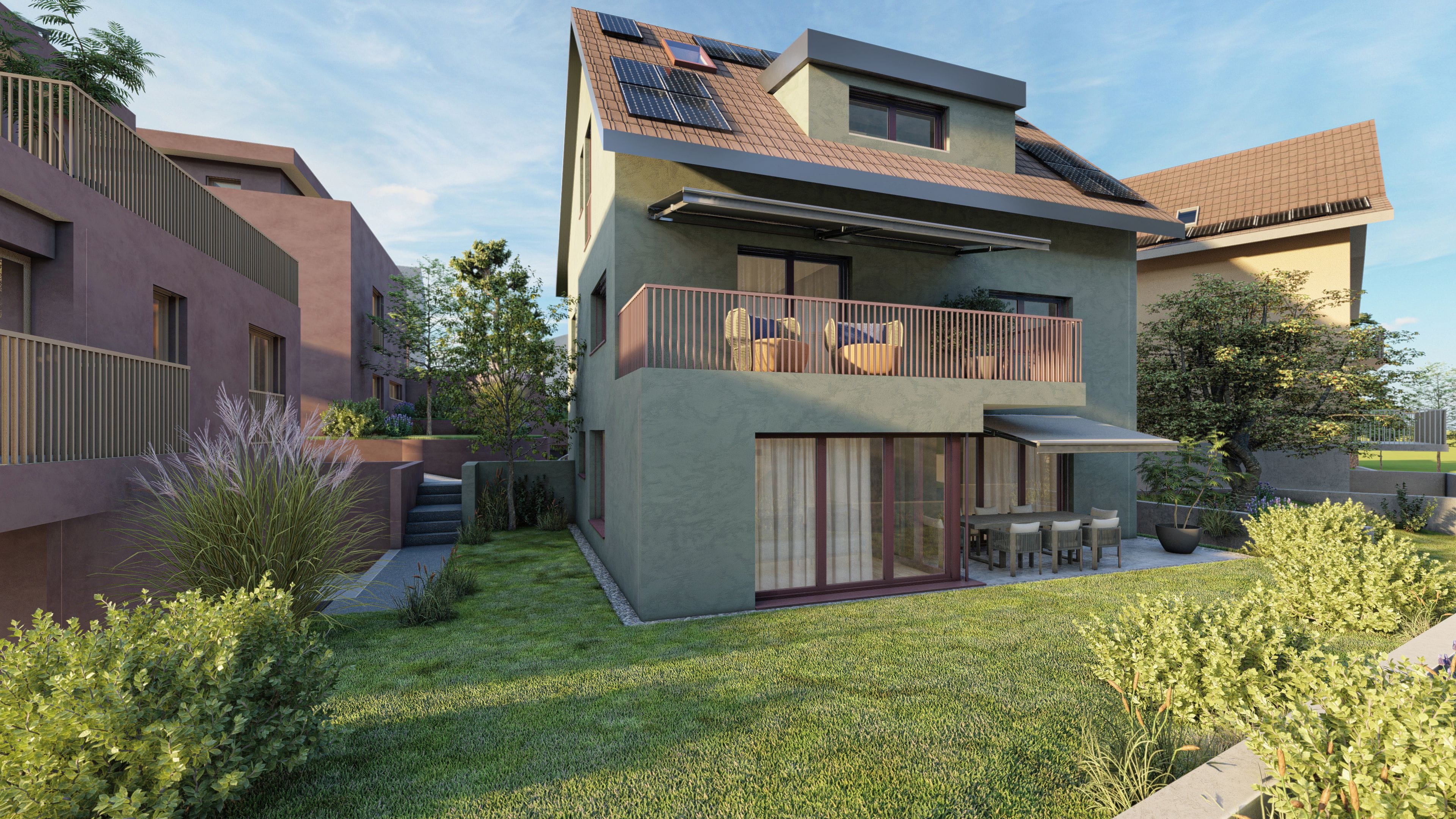 Modernes 6,5-Zimmer Haus mit Garten in Lengnau kaufen - Bild 1