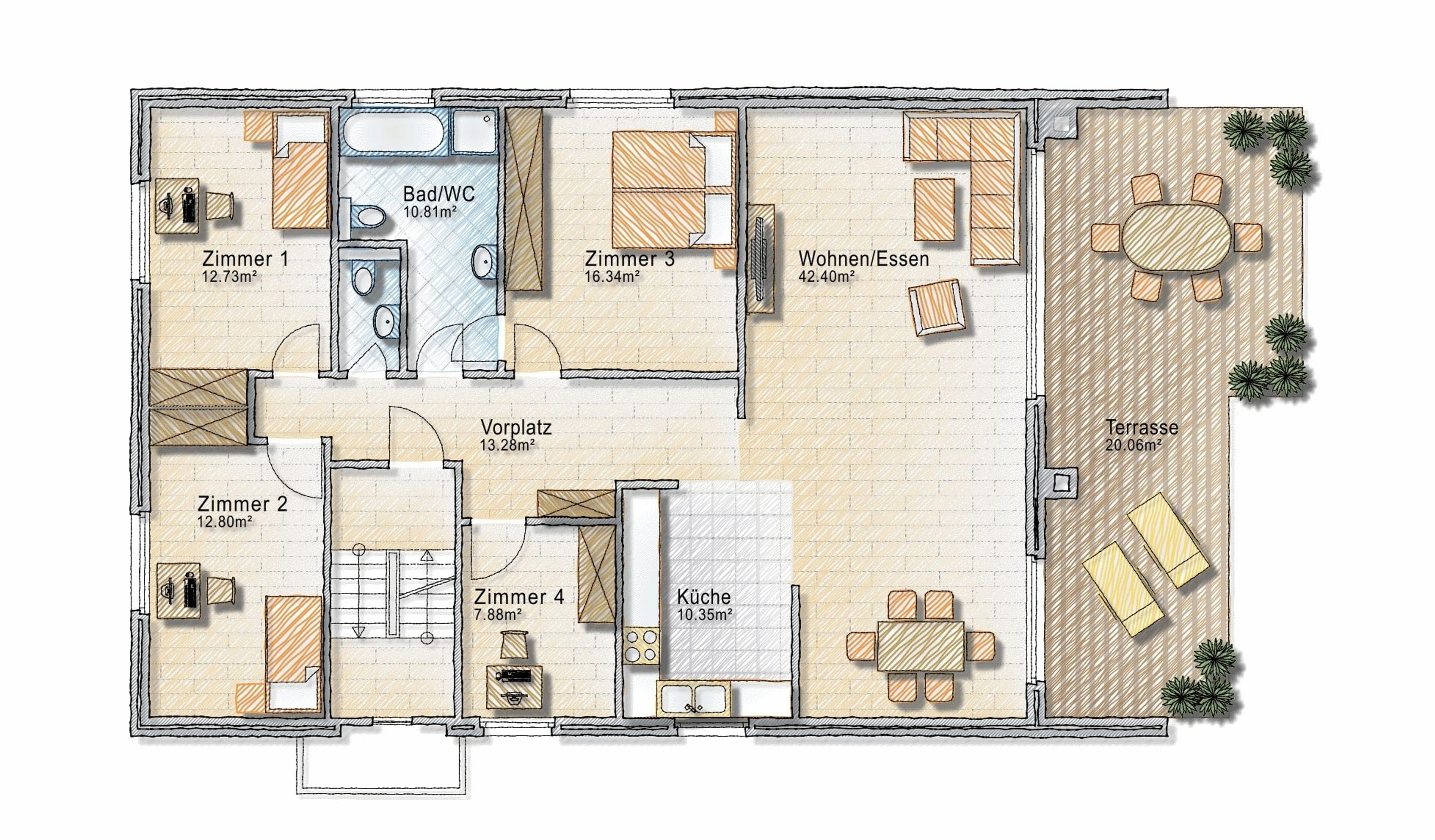 grosszügige Gartenwohnung mit 5.5 Zimmern - 12