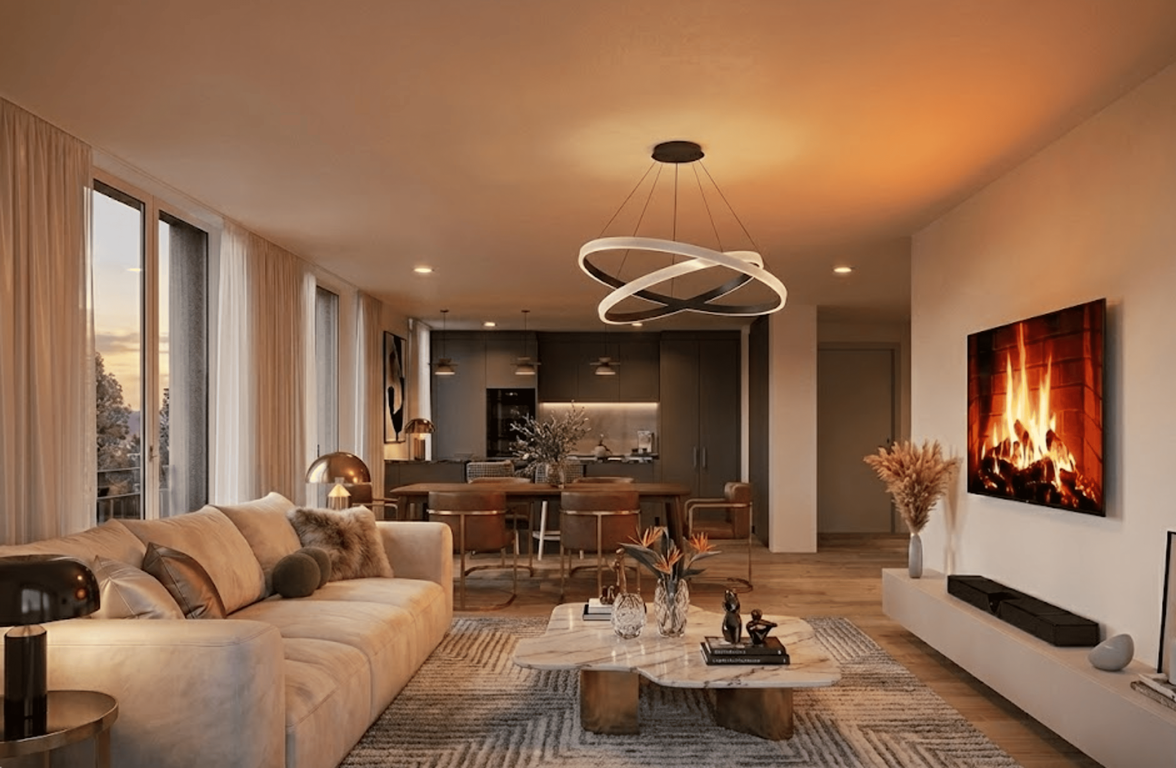 Moderne 3.5-Zimmer Wohnung in Böttstein kaufen - Bild 1