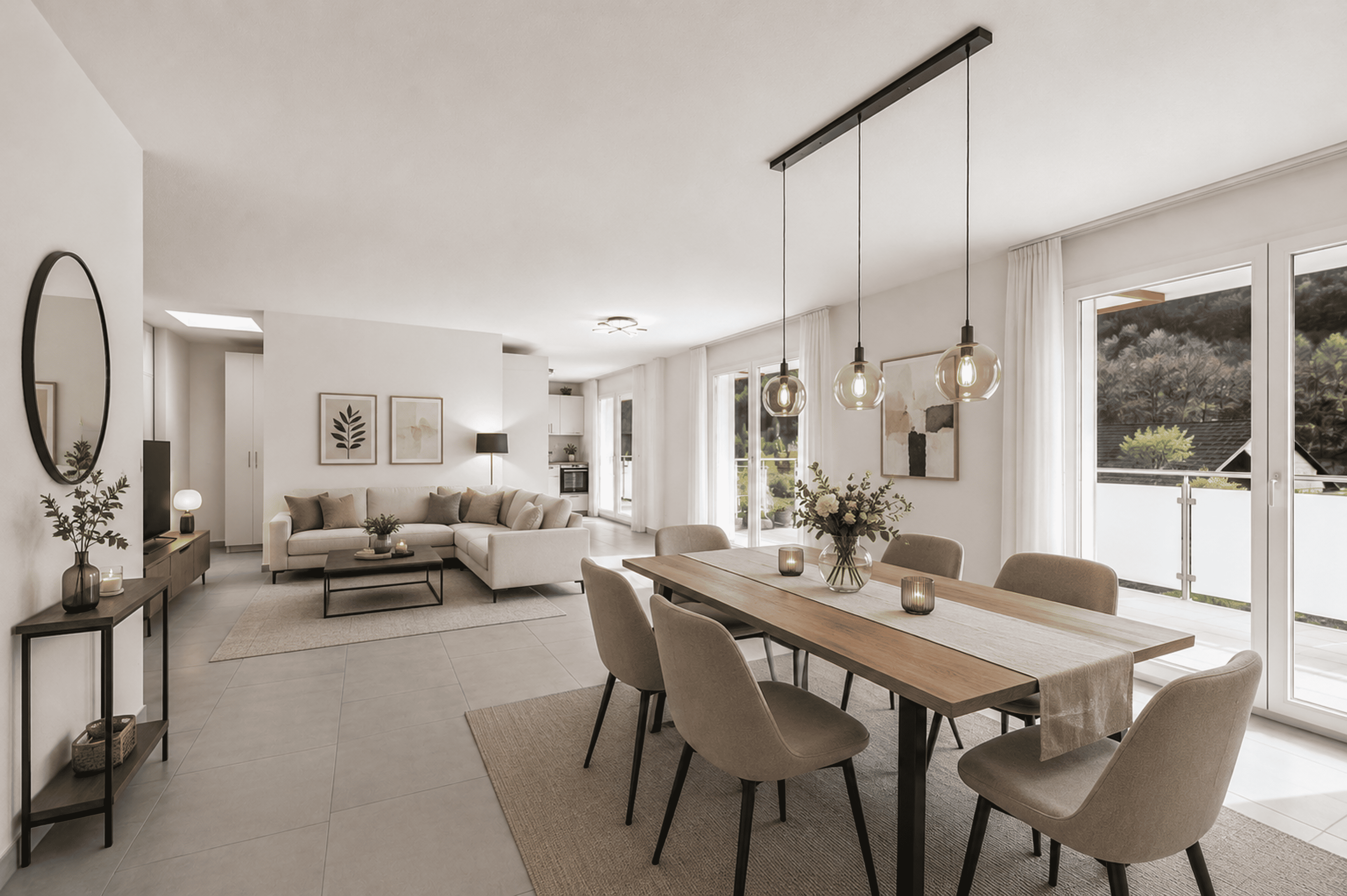 4.5-Zimmer-Attikawohnung mit grosser Dachterrasse! - Bild 1