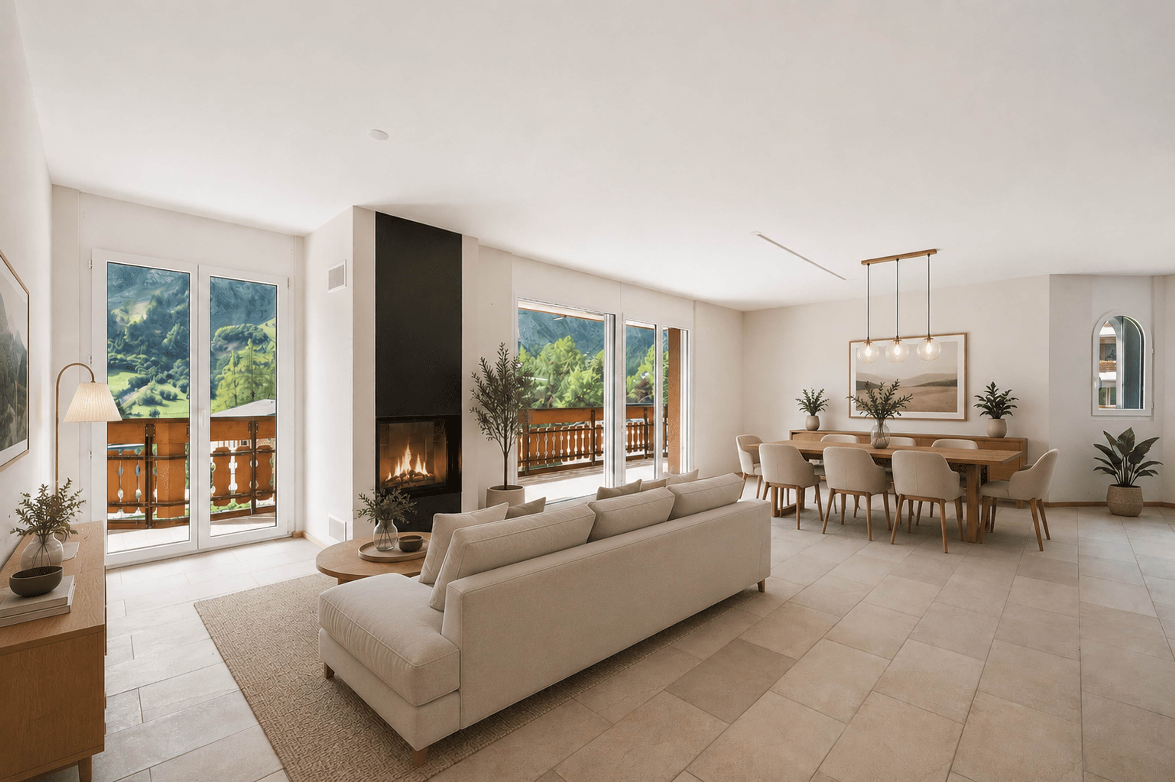 Ihr Rückzugsort in den Alpen: 4.5-Zimmer-Residenz in Leukerbad - Bild 2