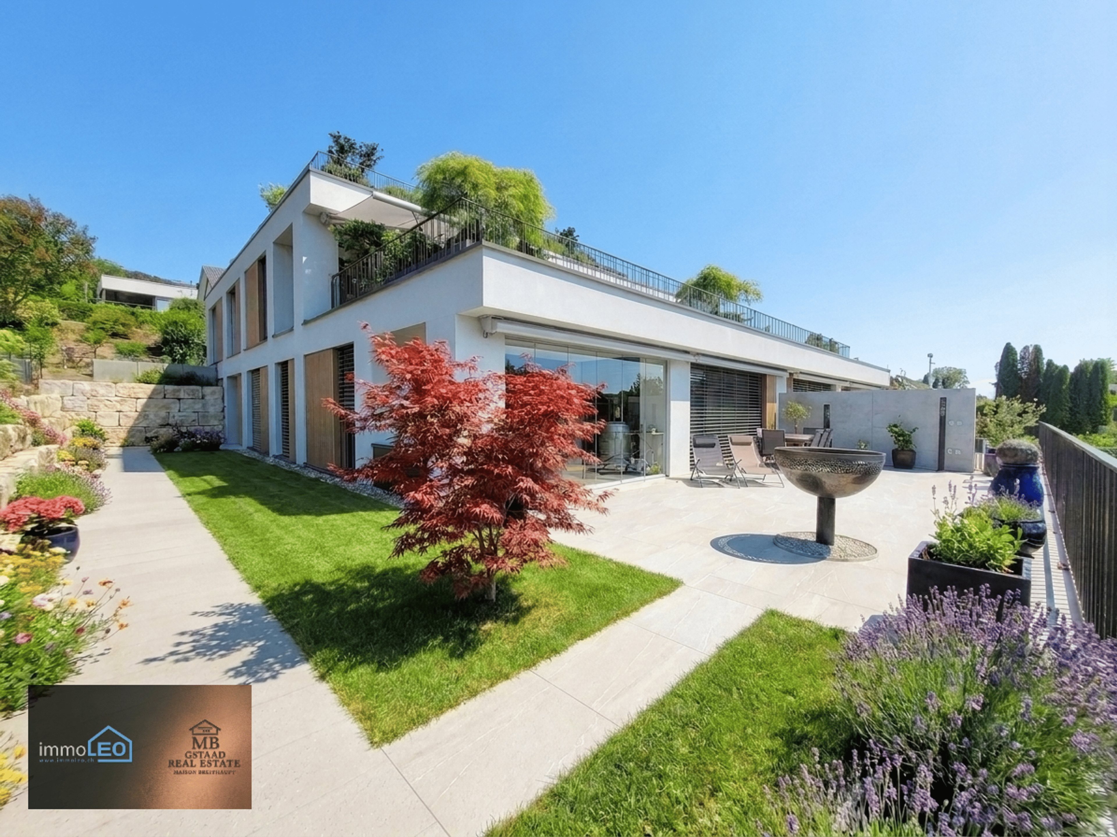 Terrassenwohnung mit Weitblick in Remetschwil - Bild 1