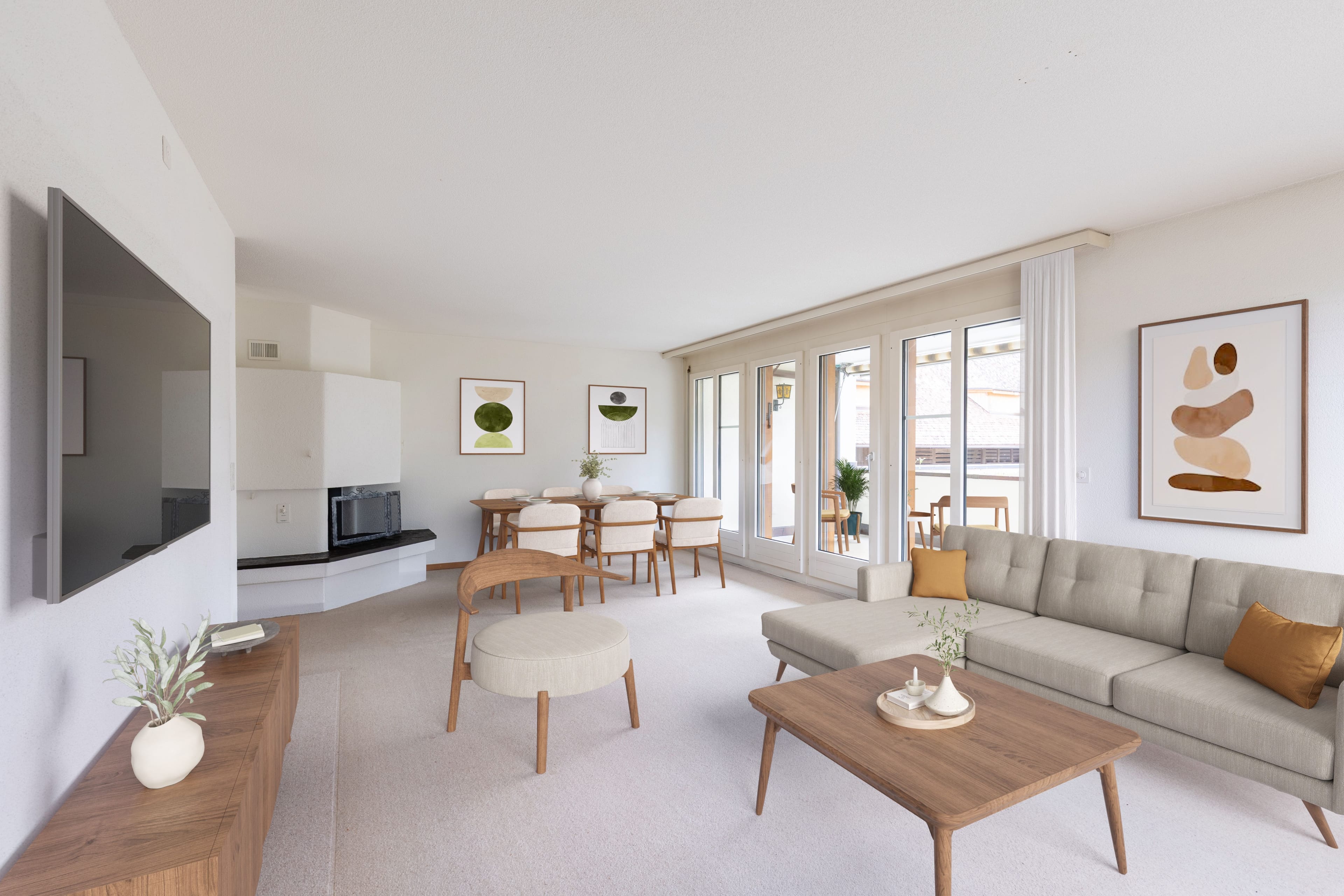 Zentral & günstig: 4.5-Zi.-Wohnung mit Lift in Niederscherli - Bild 1