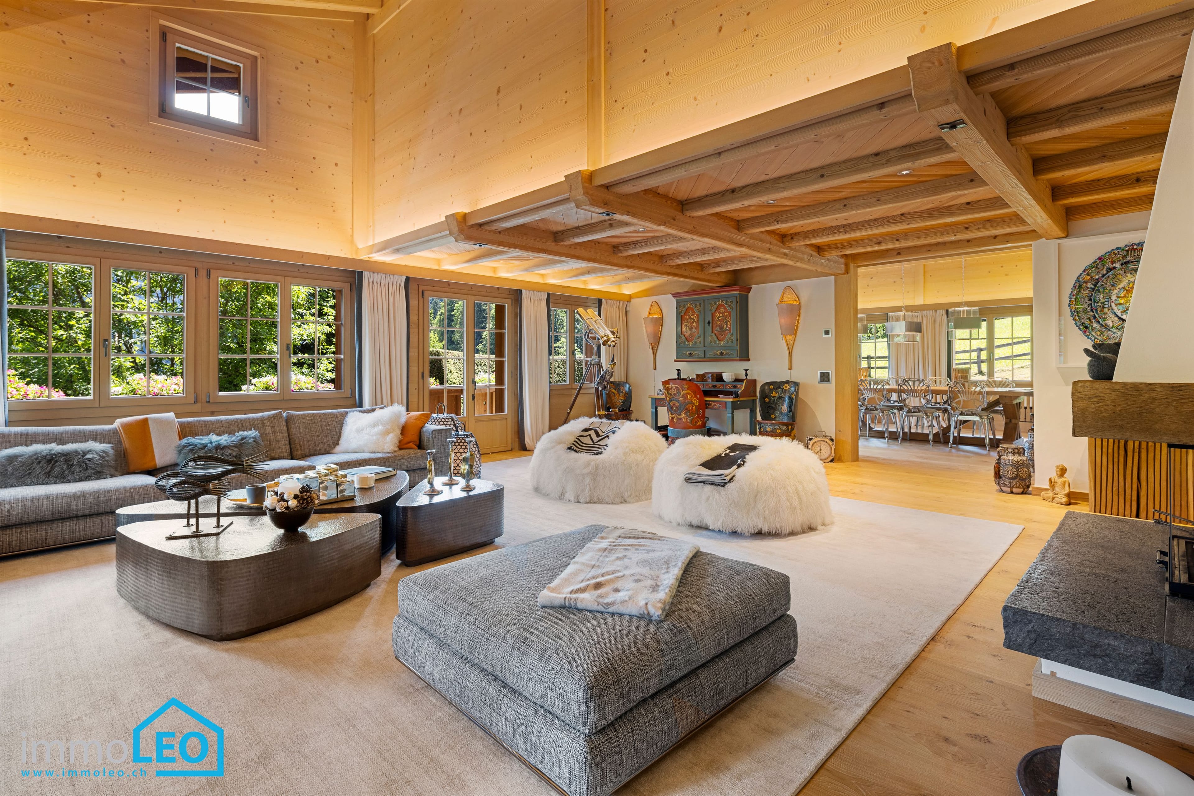 Luxuriöses 5½ -Zimmer-Chalet mit atemberaubender Sicht in Lauenen b. Gstaad - Bild 3
