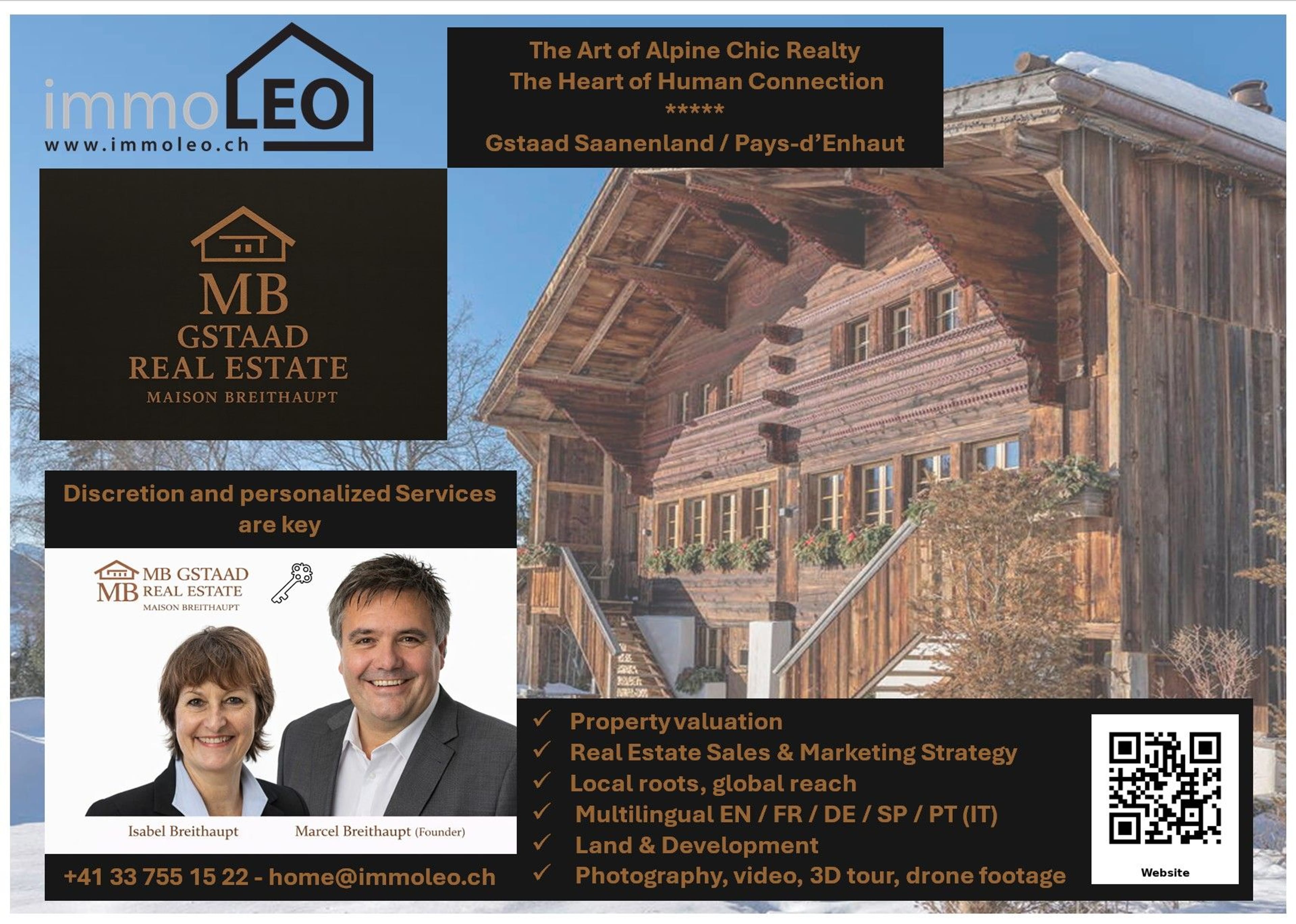 Luxuriöses 5½ -Zimmer-Chalet mit atemberaubender Sicht in Lauenen b. Gstaad - Bild 6