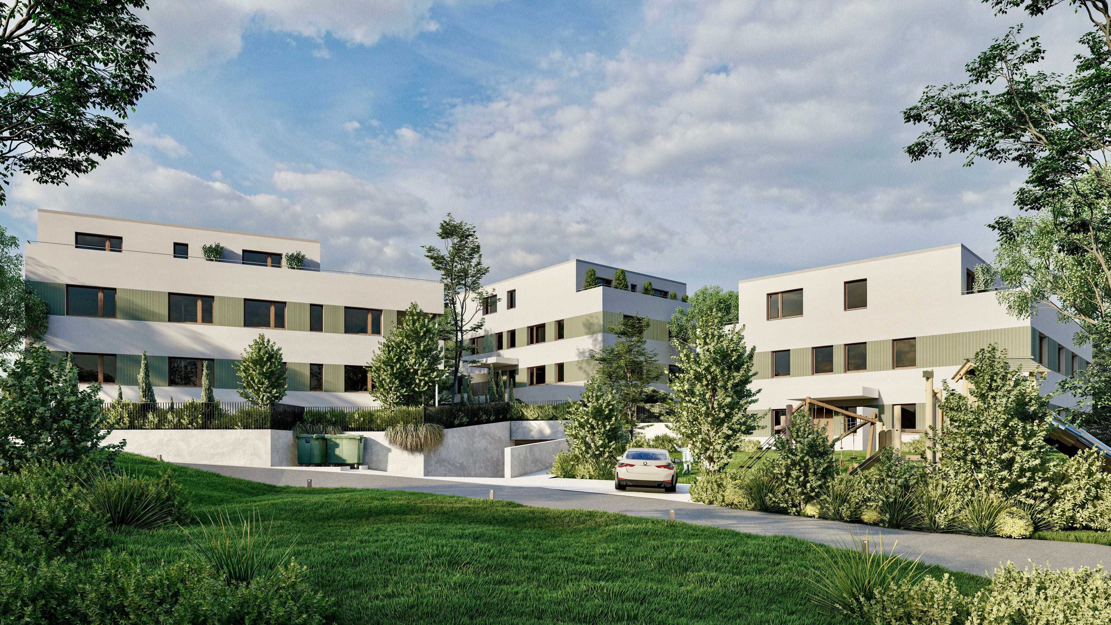 Glashütten Bauland mit Projekt, 3 MFH mit 17 Einheiten - Bild 1