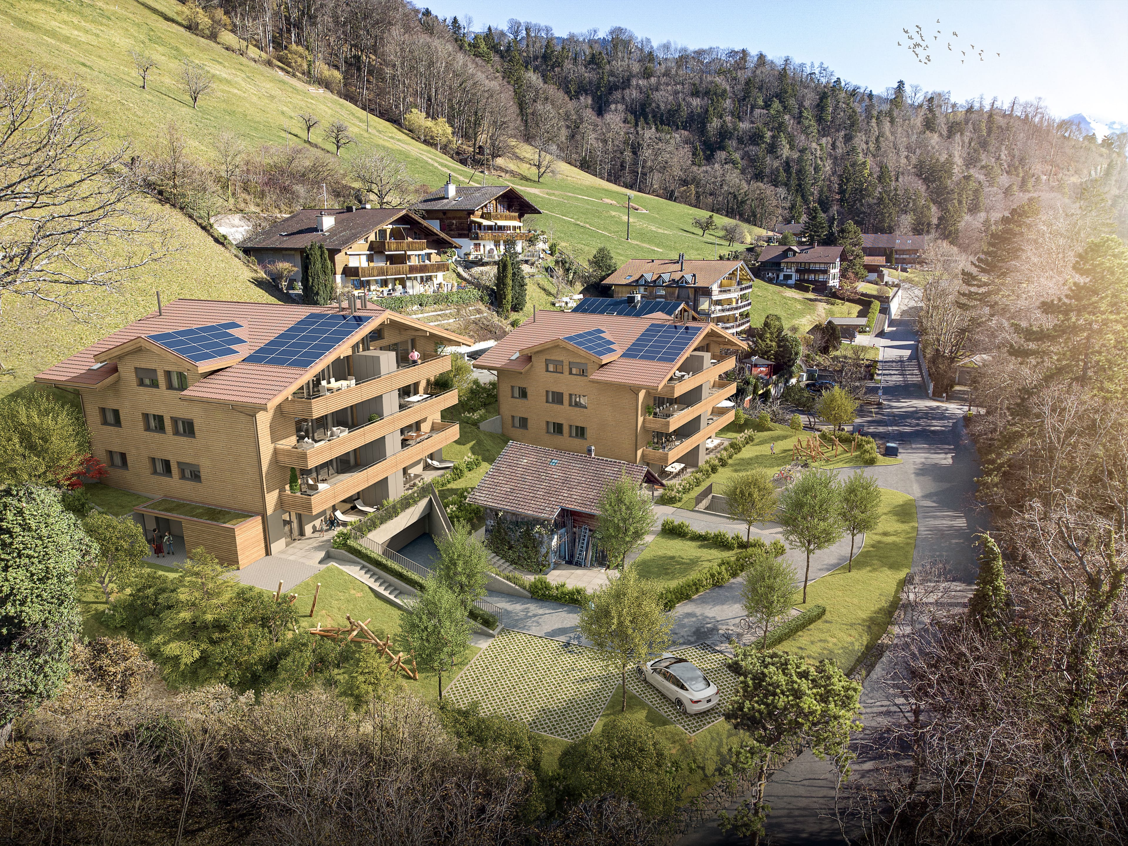 4.5-Zi. Attika mit Thunersee-Panorama in Gunten kaufen - Bild 2