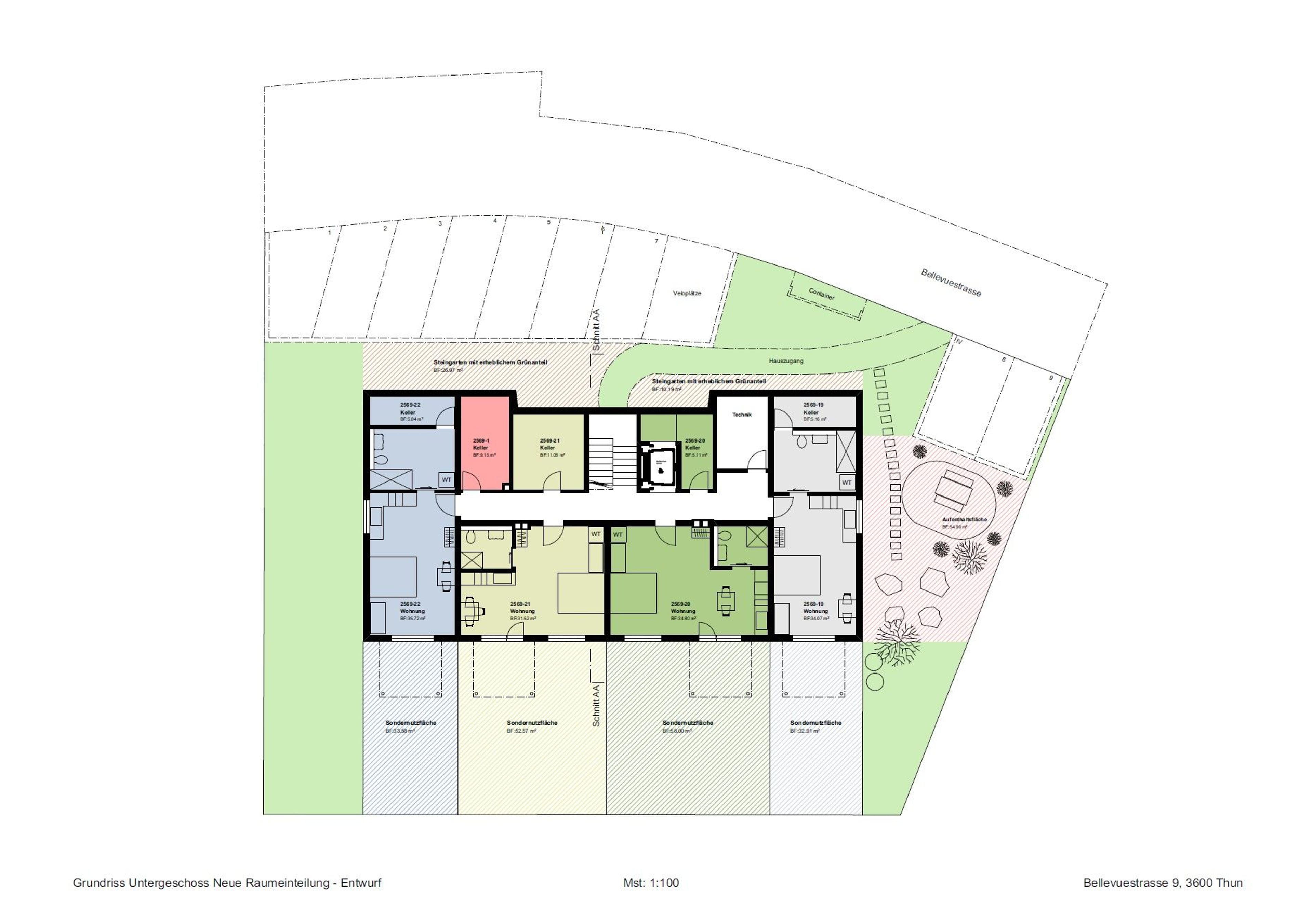 Letzte 2-Zi.-Seniorenwohnung in Thun zu verkaufen, Nr.22 im Gartengeschoss - 11