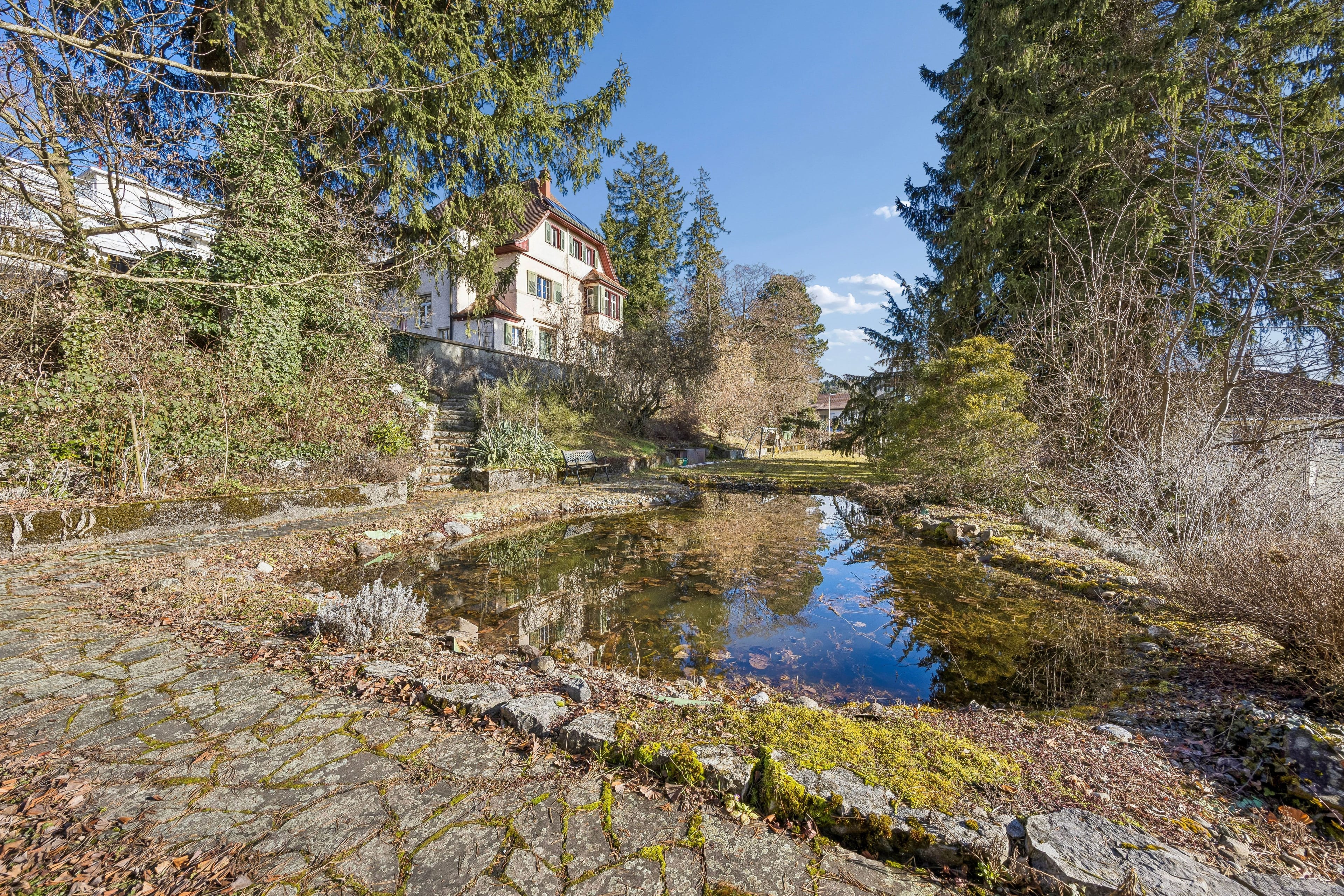 Jugendstilvilla in Reinach mit aussergewöhnlichem Parkgarten - 11