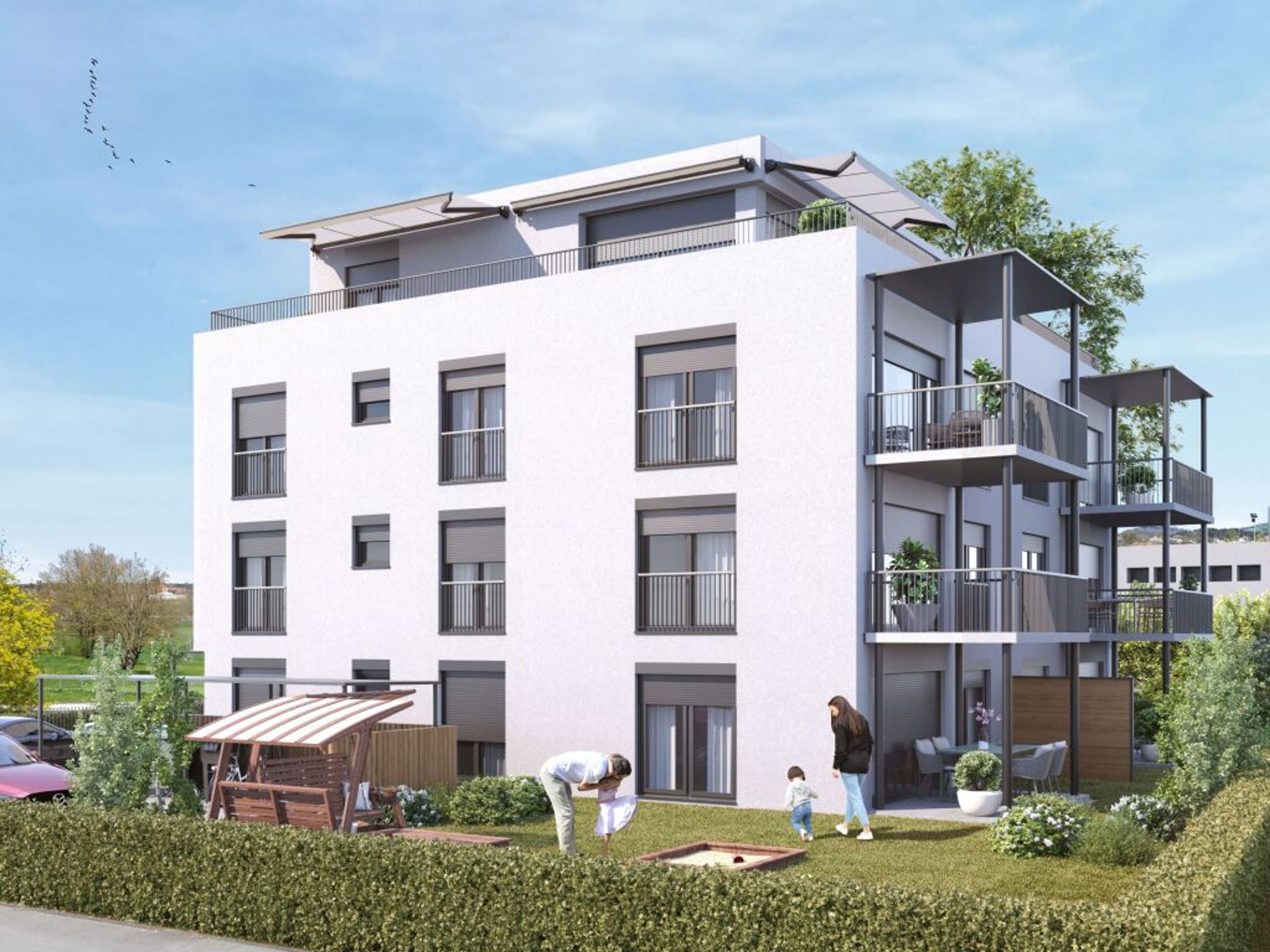 4.5-Zimmer Neubauwohnung in Münsingen - Bild 1