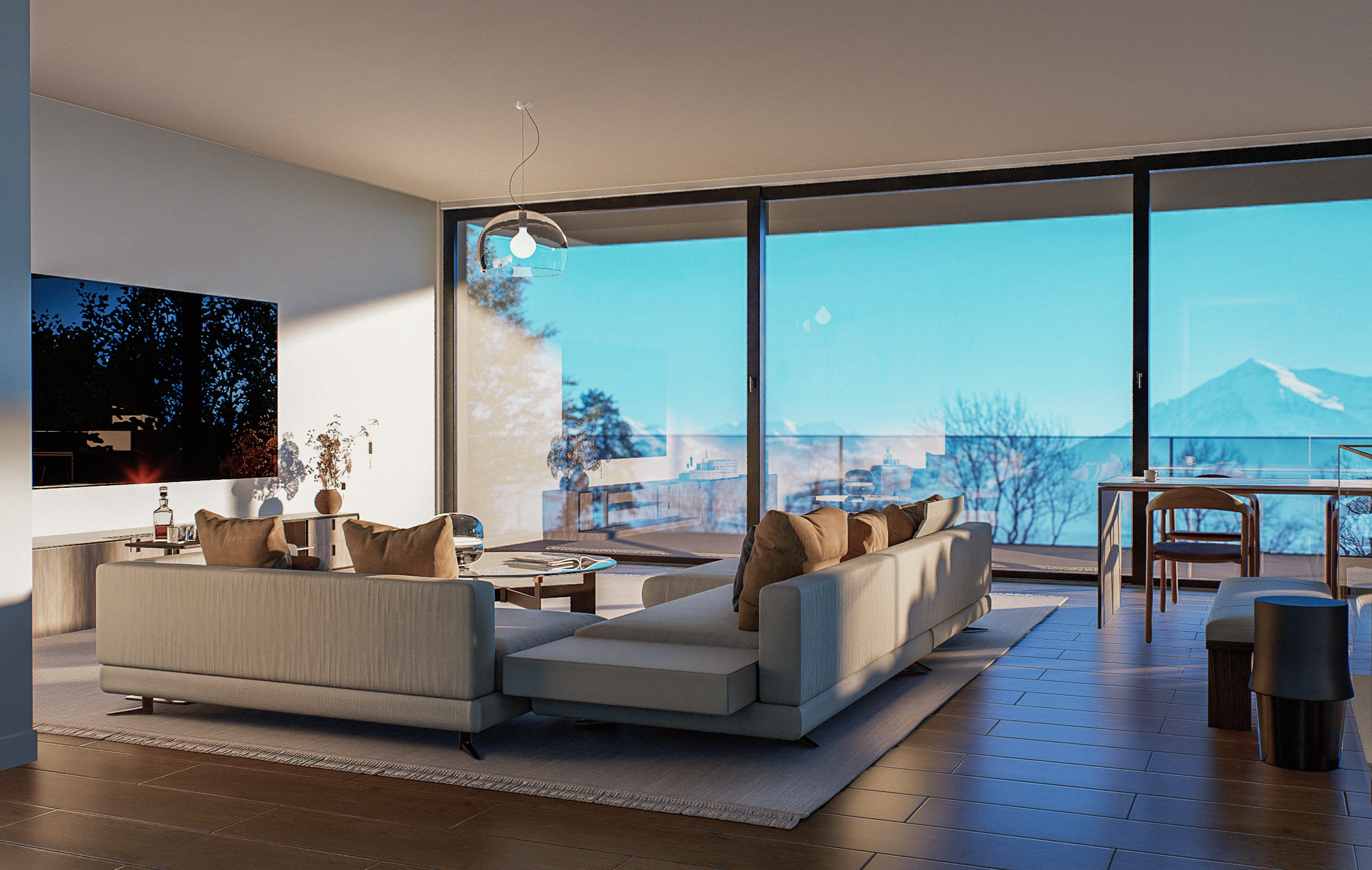6.5-Zimmer-Villa mit Panoramasicht & Pool in Hünibach - Bild 6