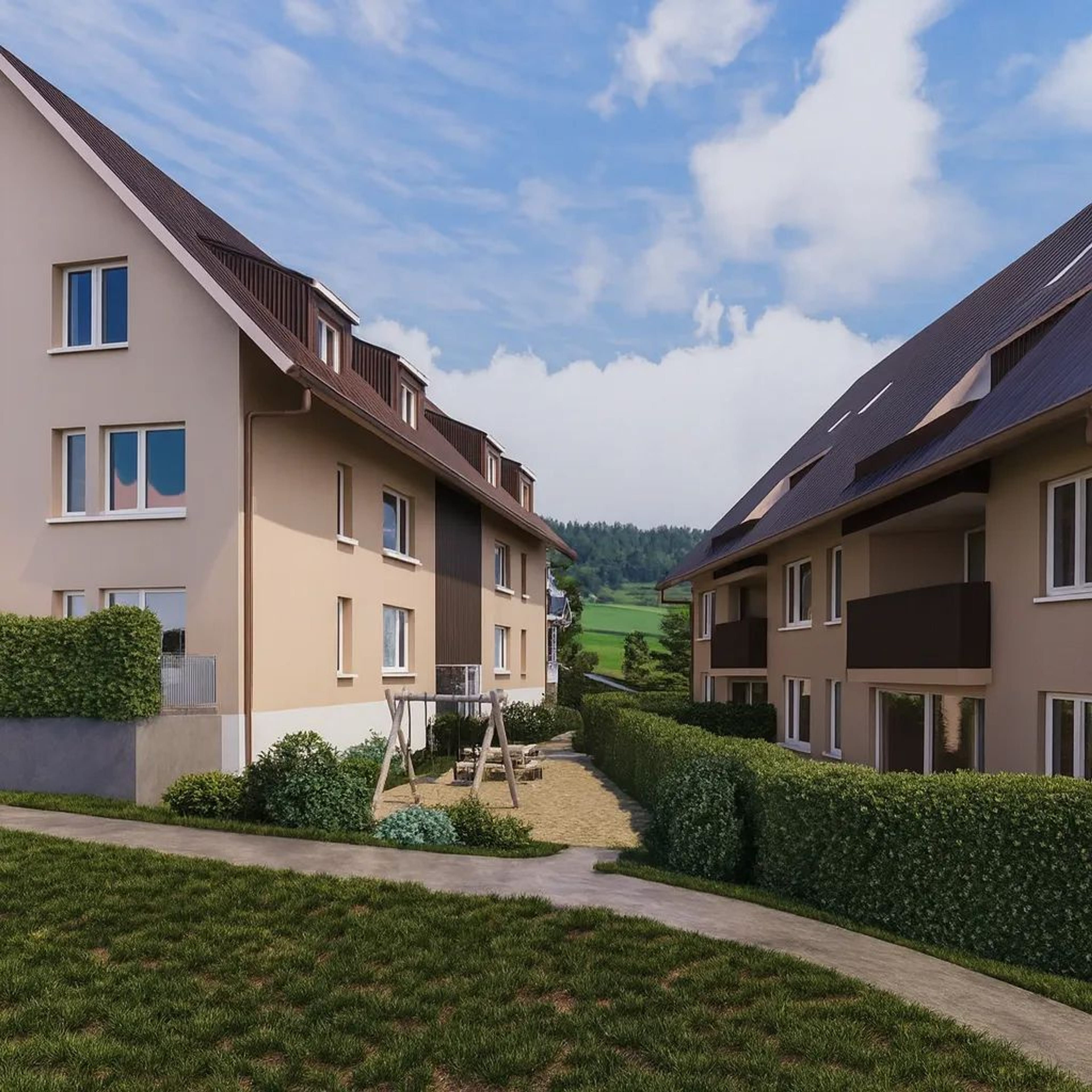 Erstvermietung ab April: 4.5-Zi.-Maisonette mit Loggia, Neubau 2026, in Wil ZH - Bild 2
