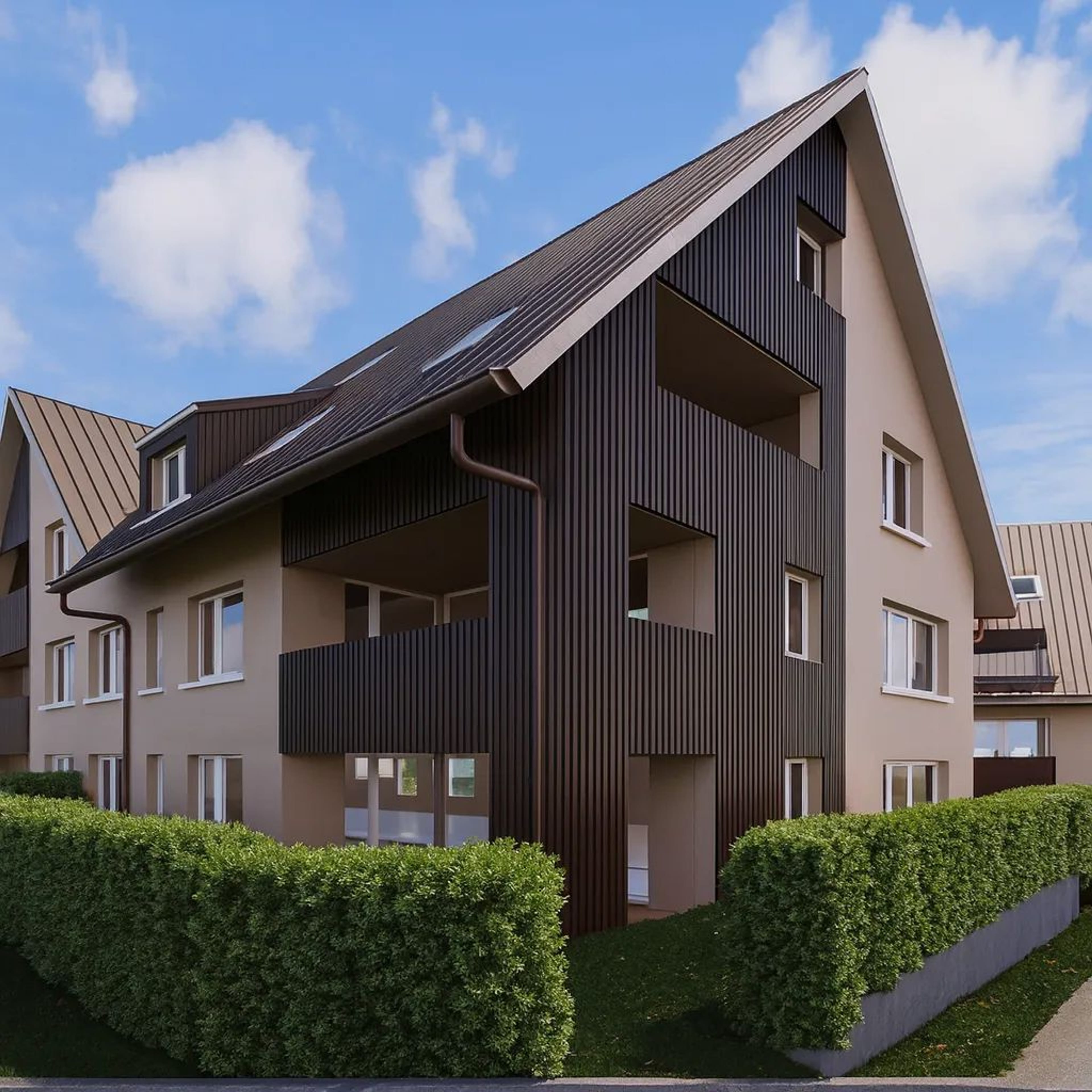 Erstvermietung ab April: 4.5-Zi.-Maisonette mit Loggia, Neubau 2026, in Wil ZH - Bild 1
