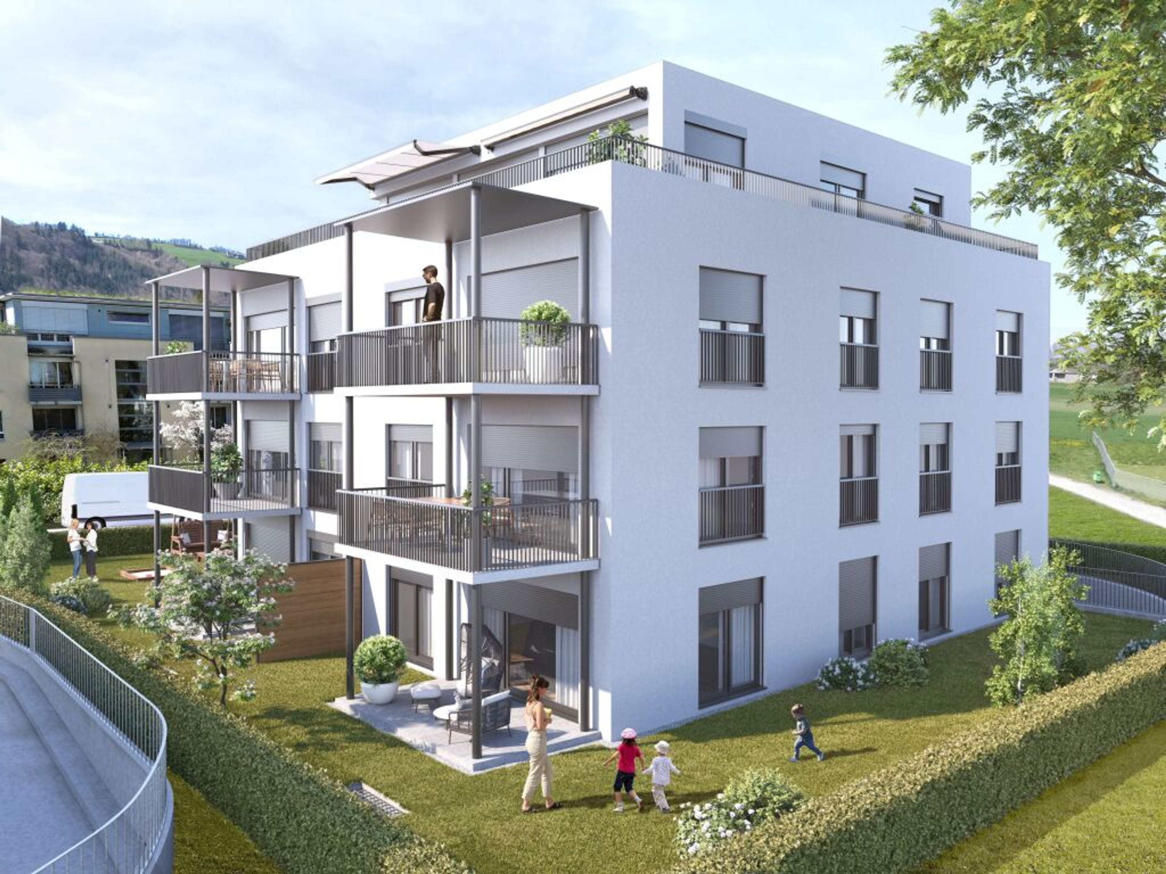 4.5-Zi.-Gartenwohnung mit grossem Privatgarten in Münsingen - Bild 2