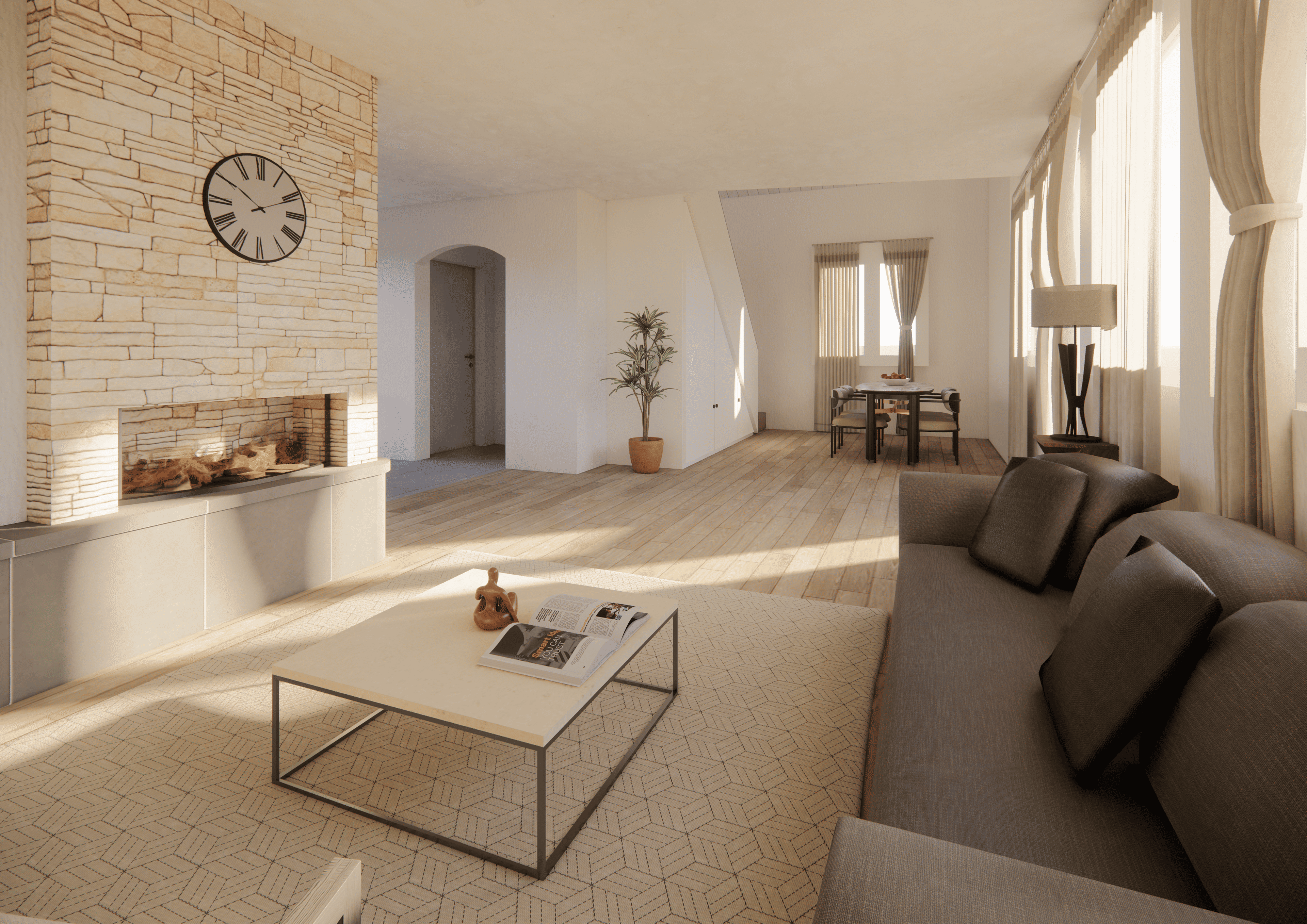 5.5-Zi.-Maisonette mit Seesicht in Gwatt/Thun - kaufen - Bild 1