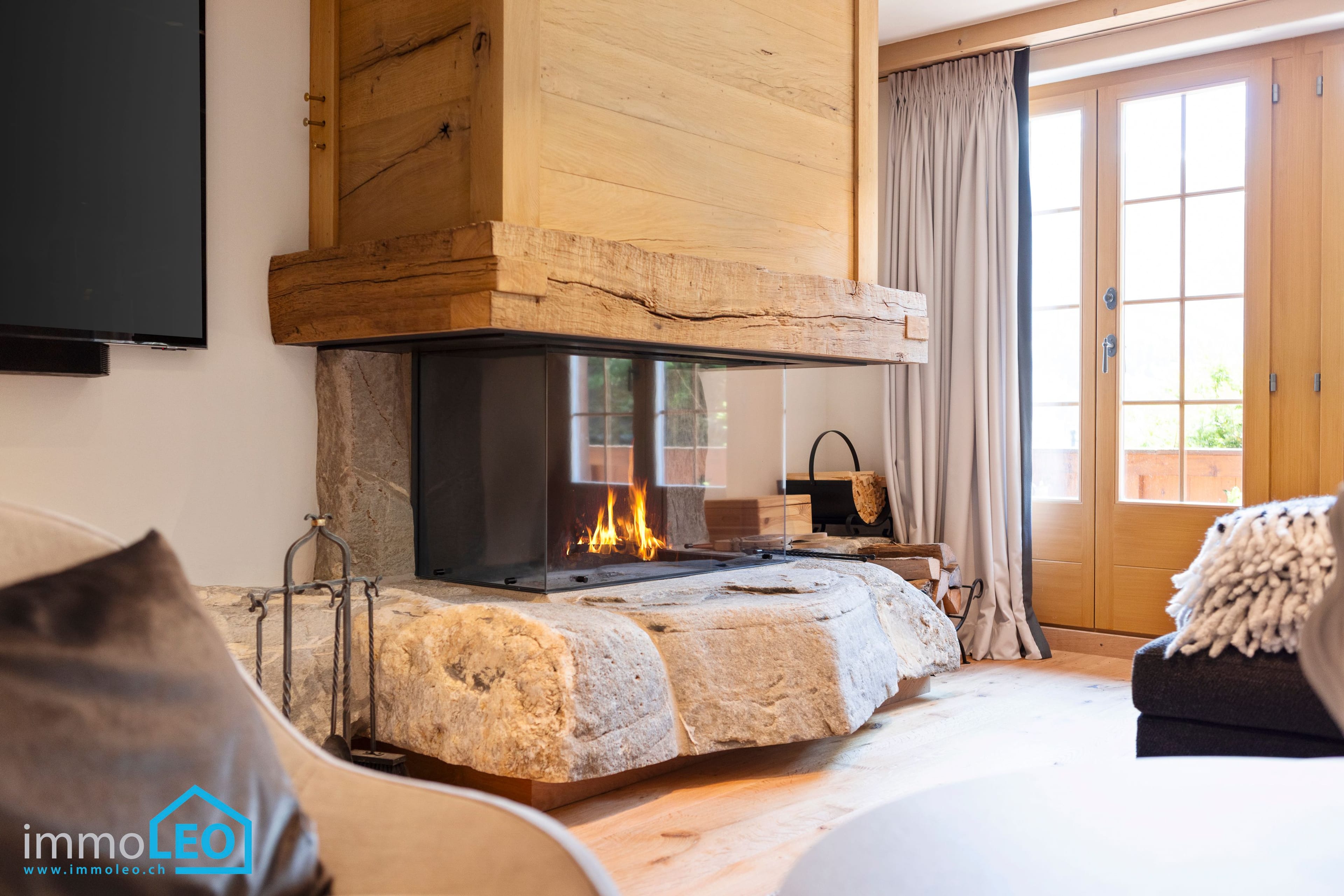 3½-Zi.-Gartenwohnung + 2-Zimmer Studio, 2023 renoviert, Lauenen b. Gstaad