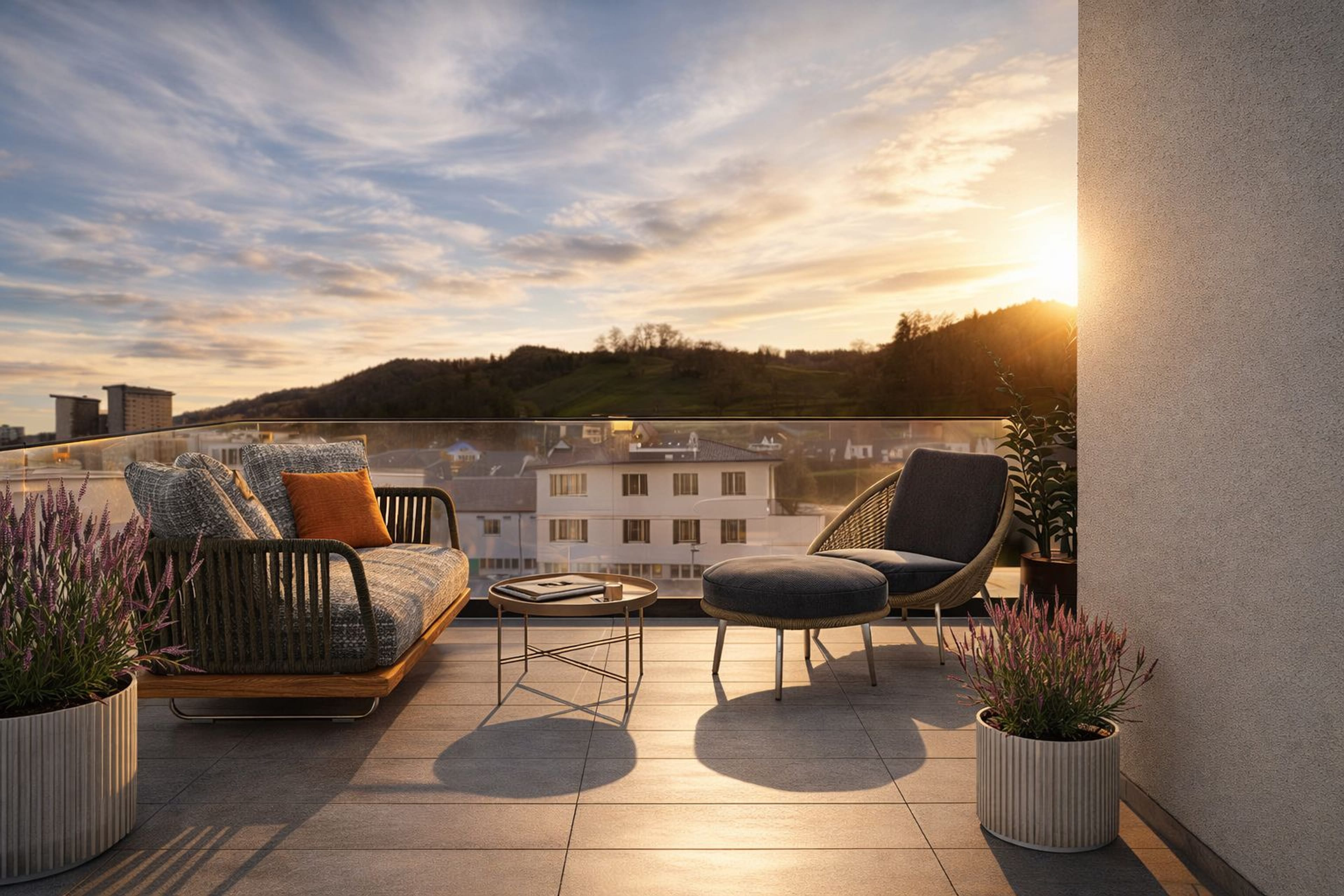 3½-Zimmer Attika mit 49.5 m² Terrasse in Killwangen mieten - Bild 1