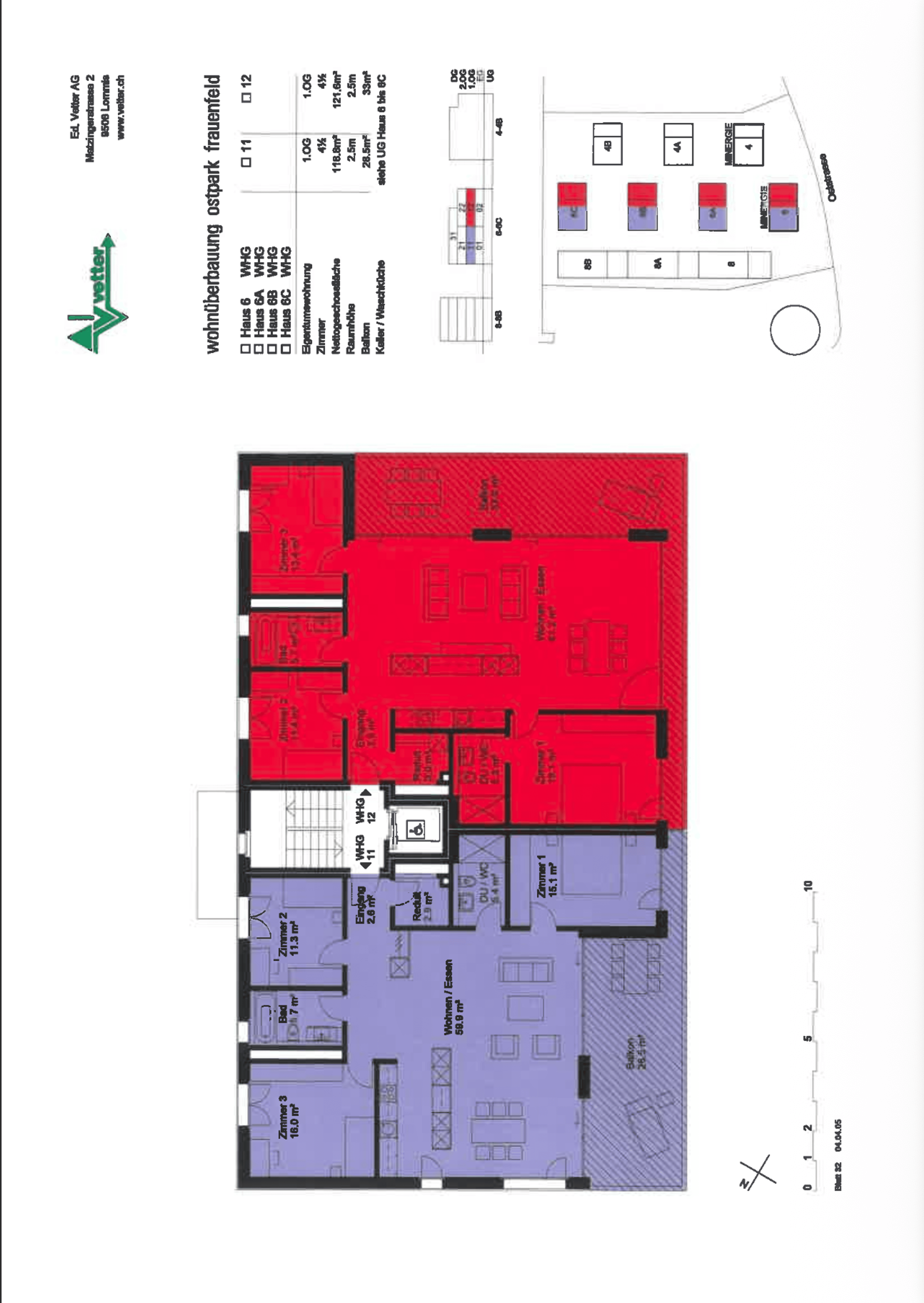 Grosszügige 4-Zimmer-Wohnung mit viel Licht, Frauenfeld - Bild 7