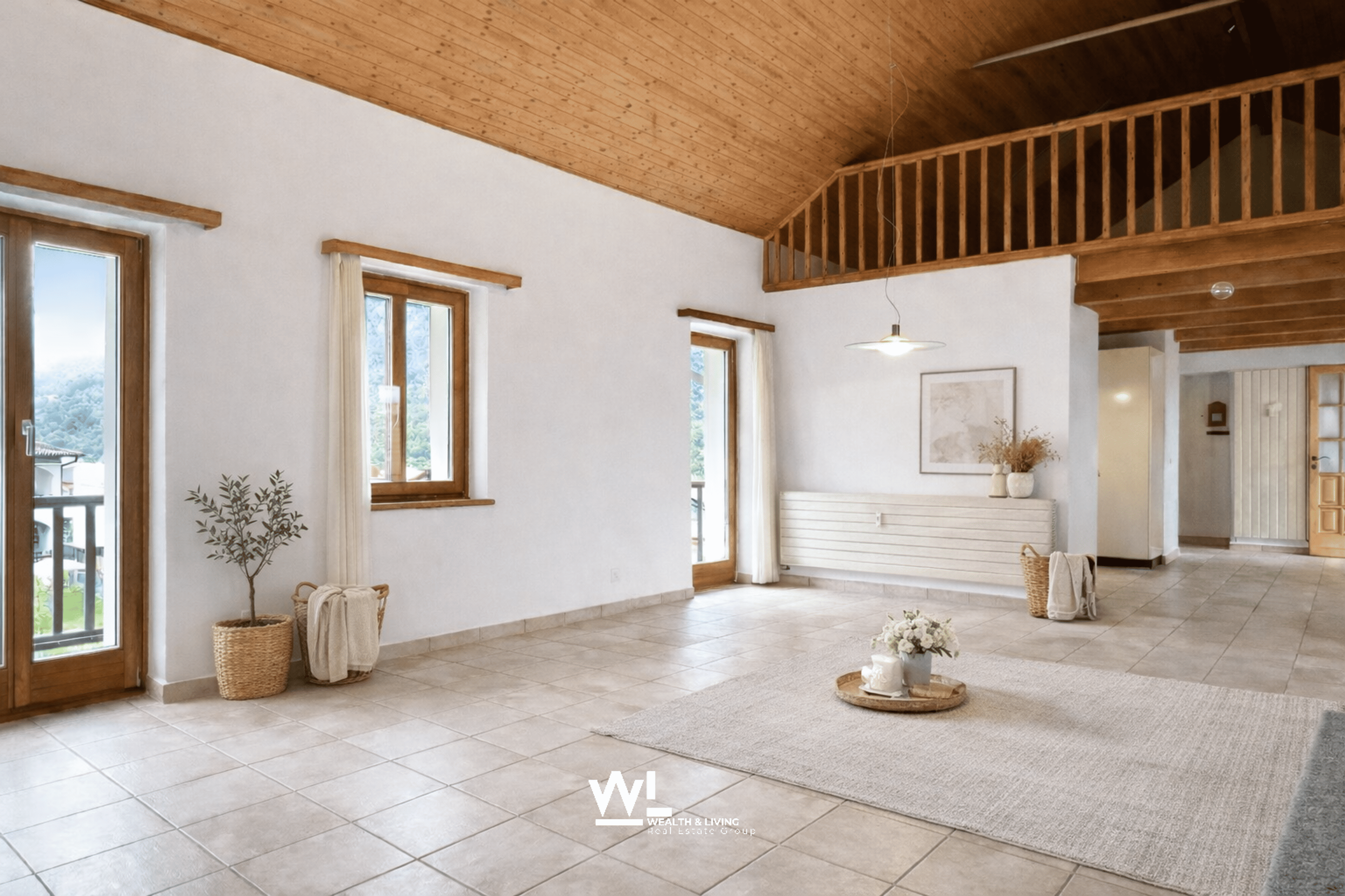 6-Zi.-Attika-Duplex mit Garten, Lift und Dachboden in Losone - hell und grosszügig - Bild 4