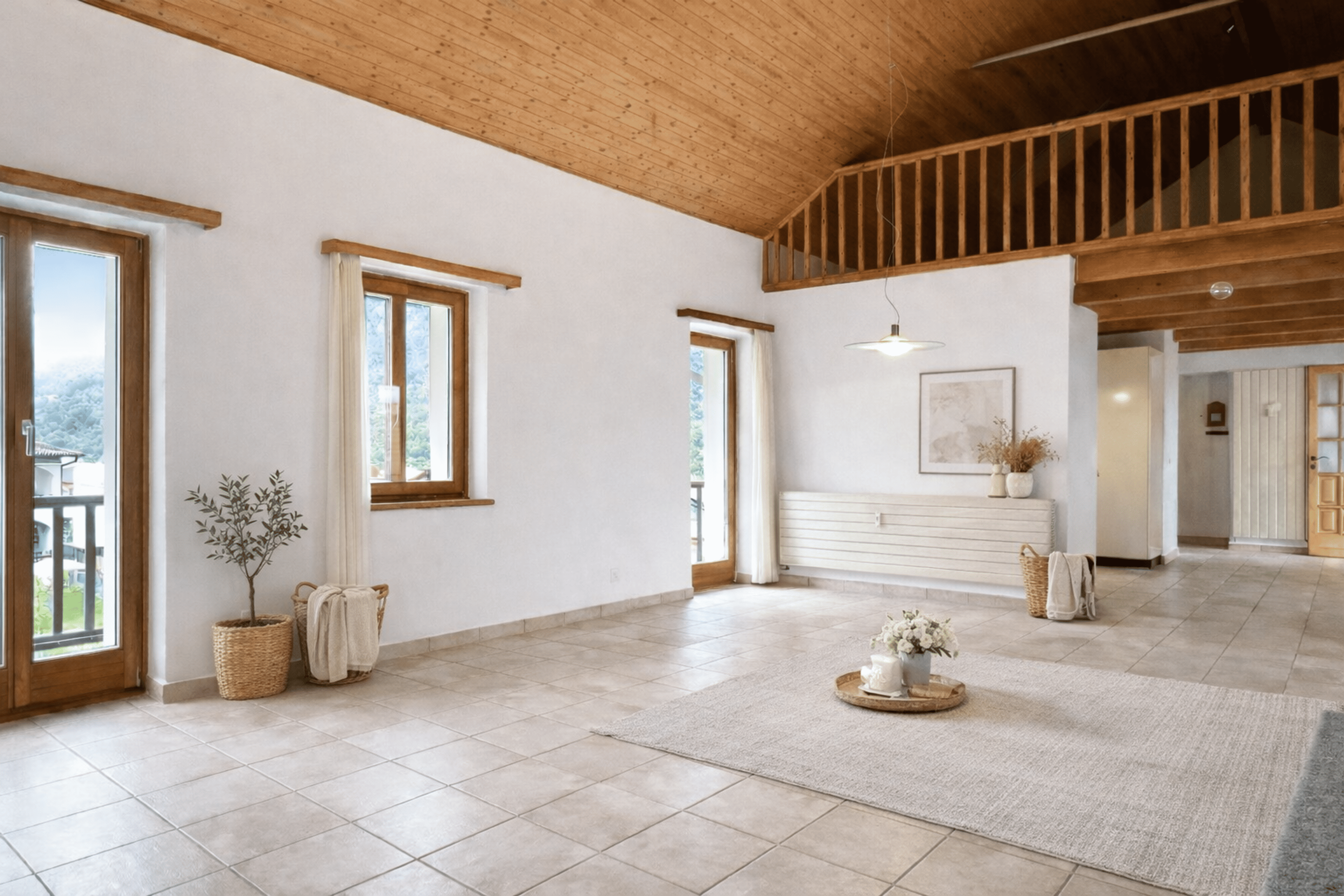 6-Zi.-Attika-Duplex mit Garten, Lift und Dachboden in Losone - hell und grosszügig - Bild 2
