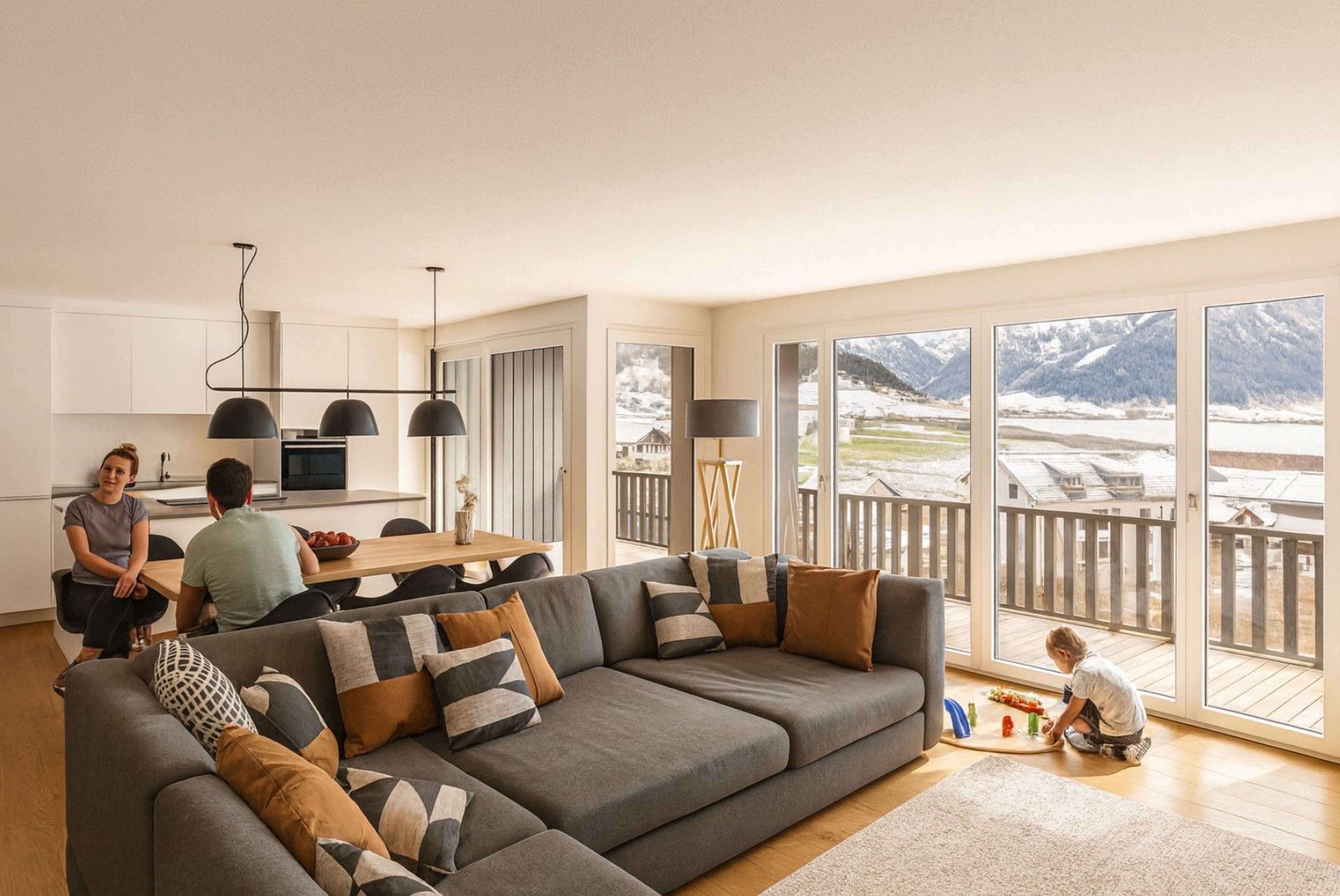 2.5-Zimmer-Wohnung mit Seesicht in Euthal - Bild 2