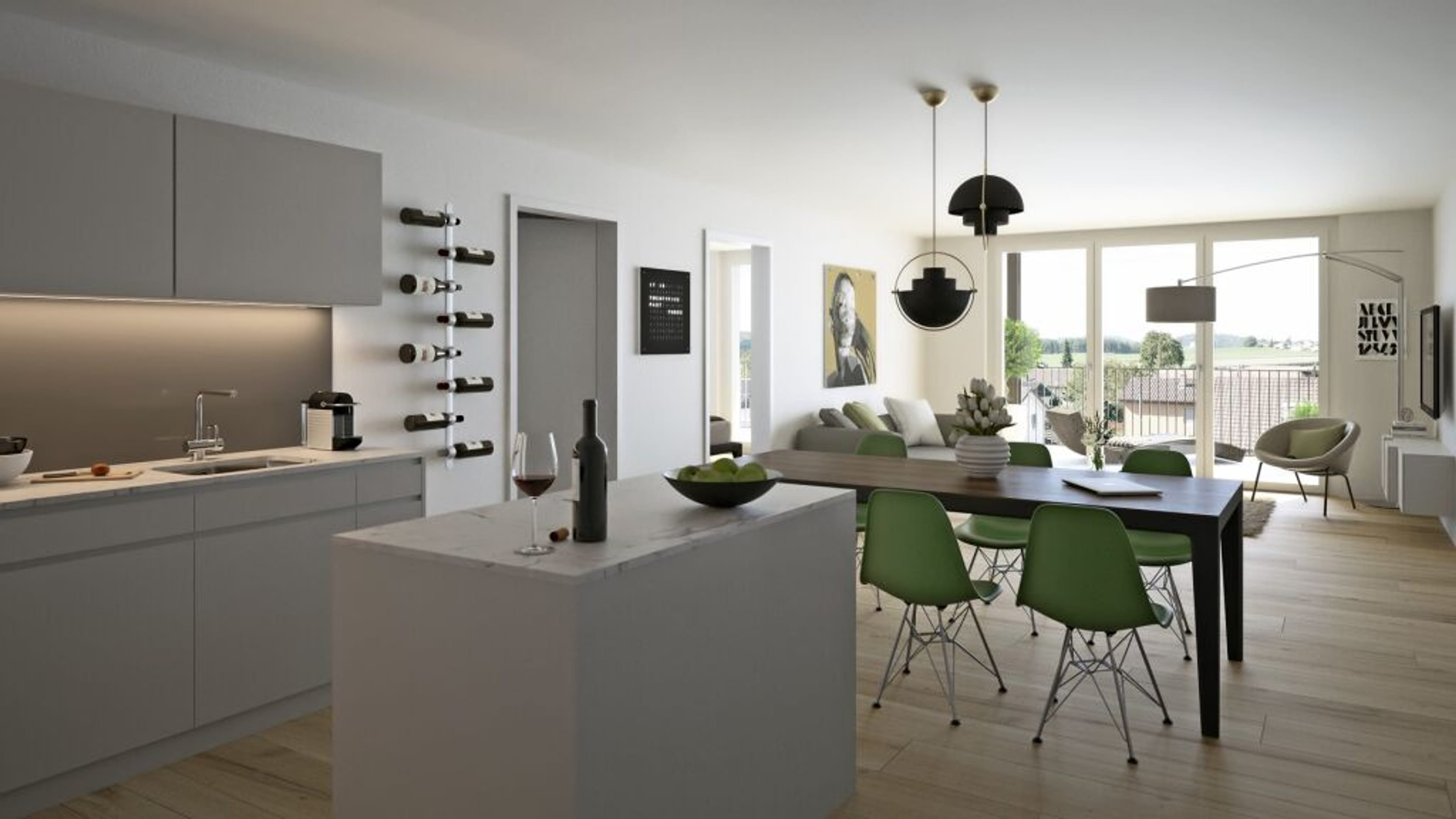3.5-Zimmer-Wohnung in Biberist - ruhig & sonnig - Bild 4