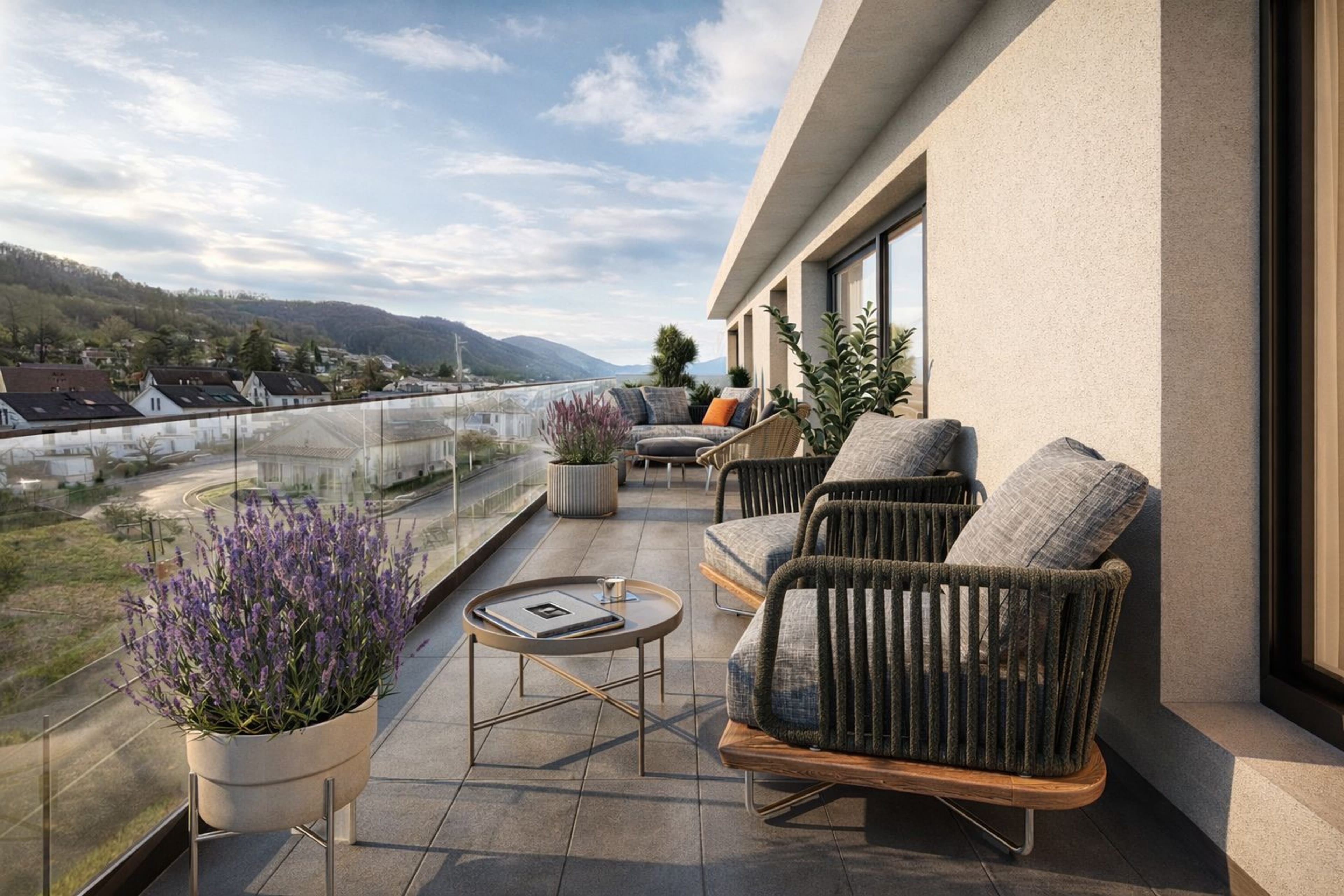 2.5-Zi.-Attika mit 78.5 m² Terrasse - urban wohnen, Killwangen - Bild 4