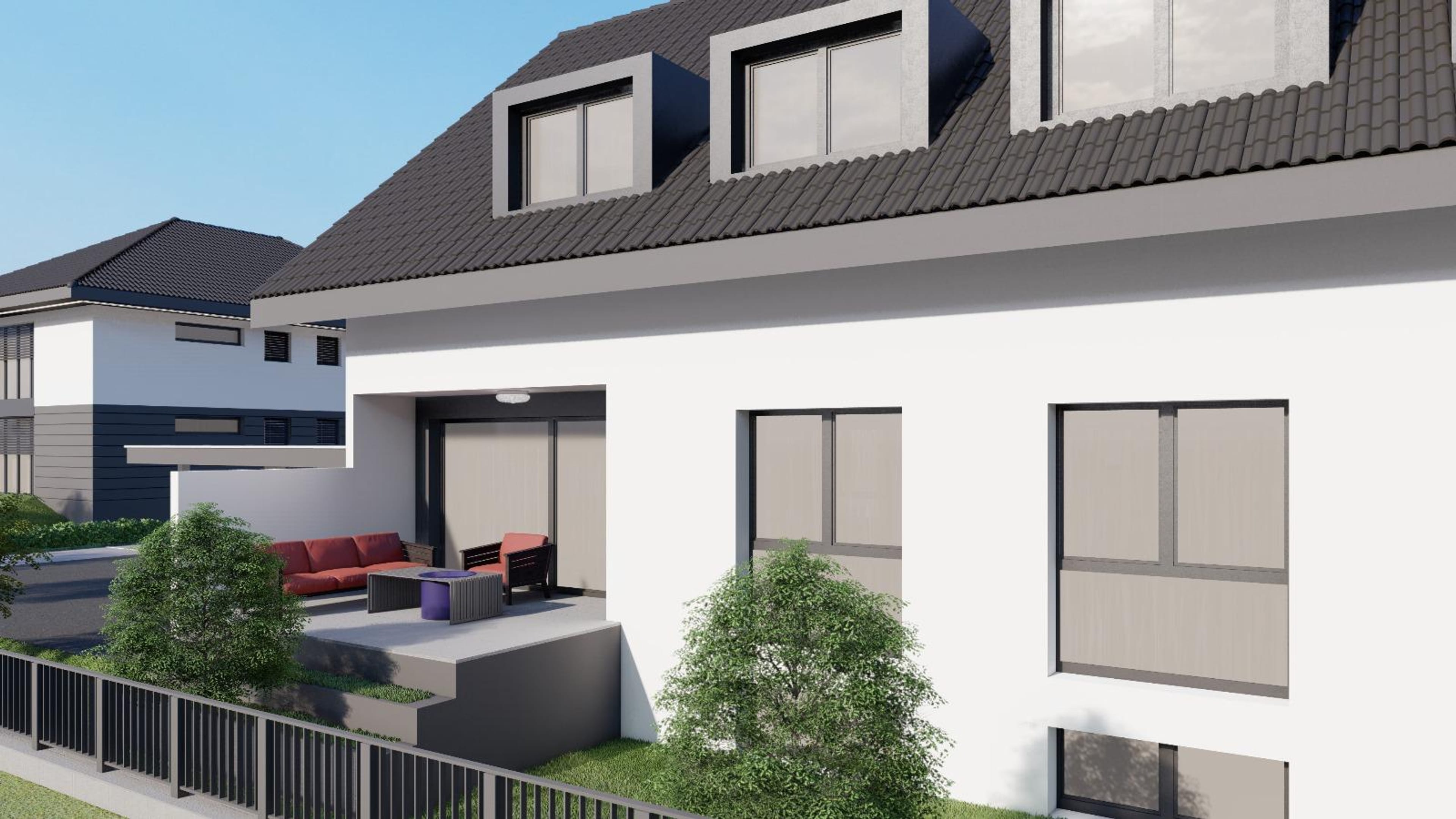Neubau 6.5-Zi.-Doppeleinfamilienhaus mit Terrasse in Horriwil - Bild 6