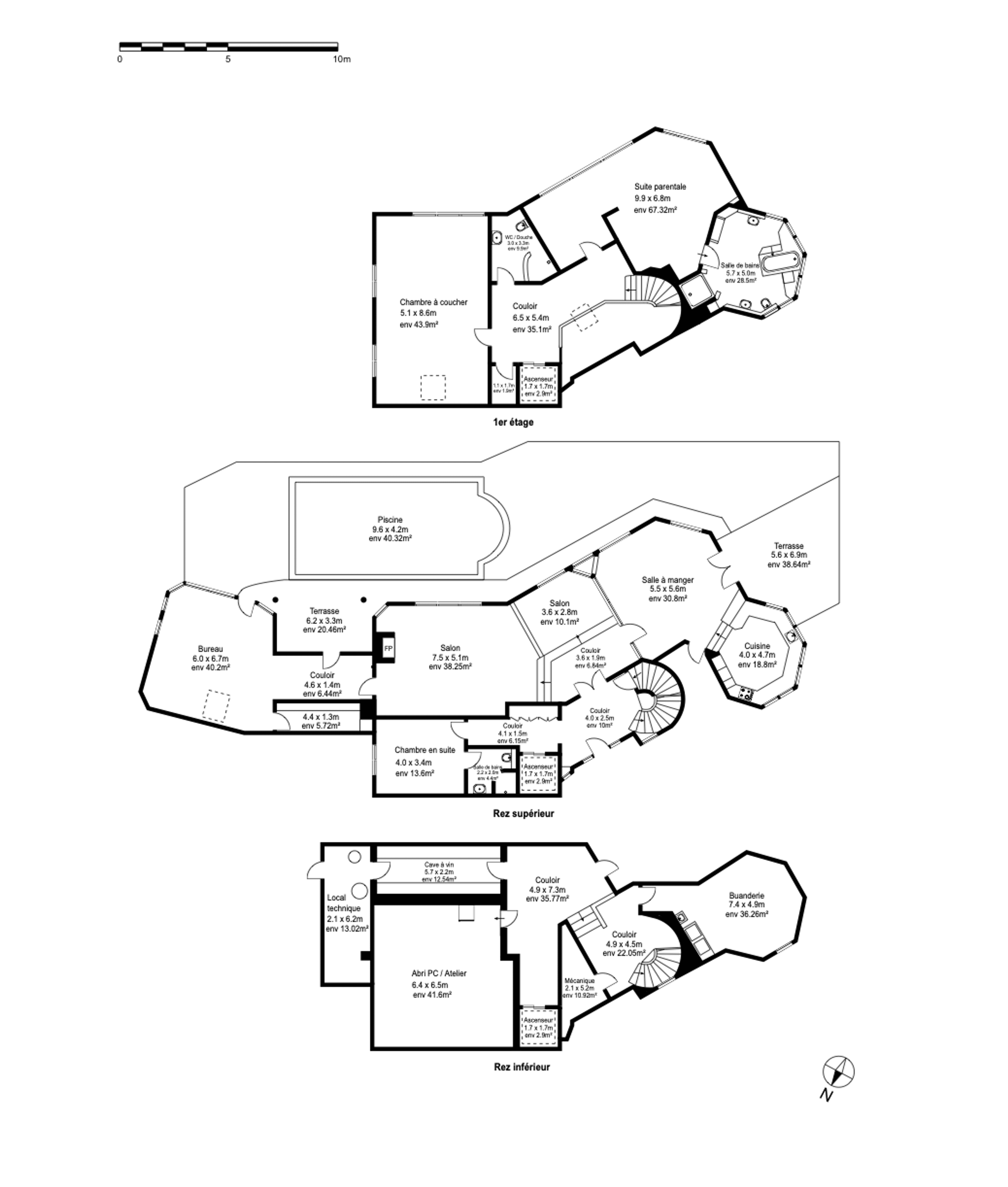 11-Zimmer-Villa mit Pool und Panoramaseesicht in Bellerive kaufen - 22