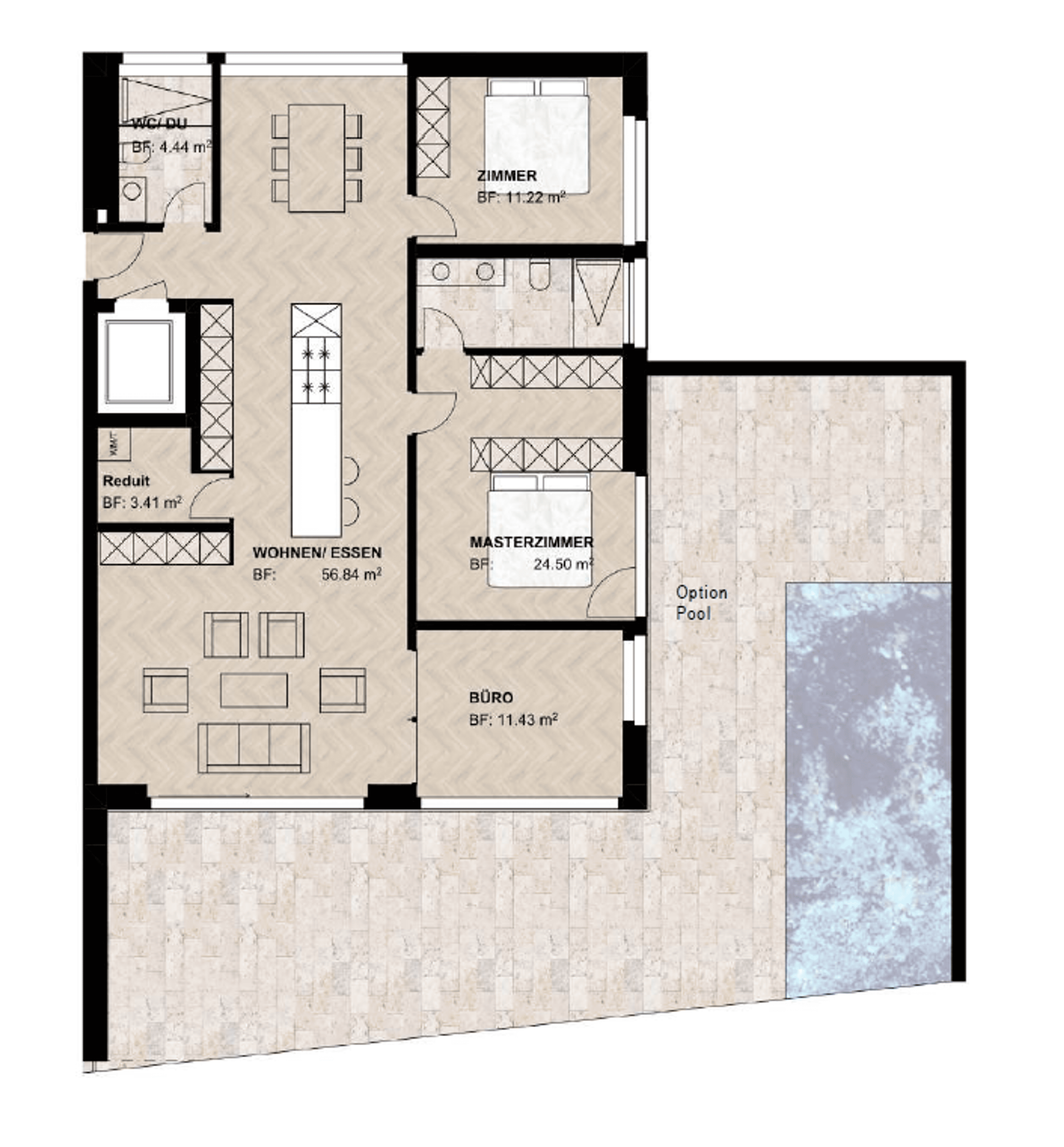 4.5-Zi.-Gartenwohnung mit grosser Terrasse in Reinach AG - 6