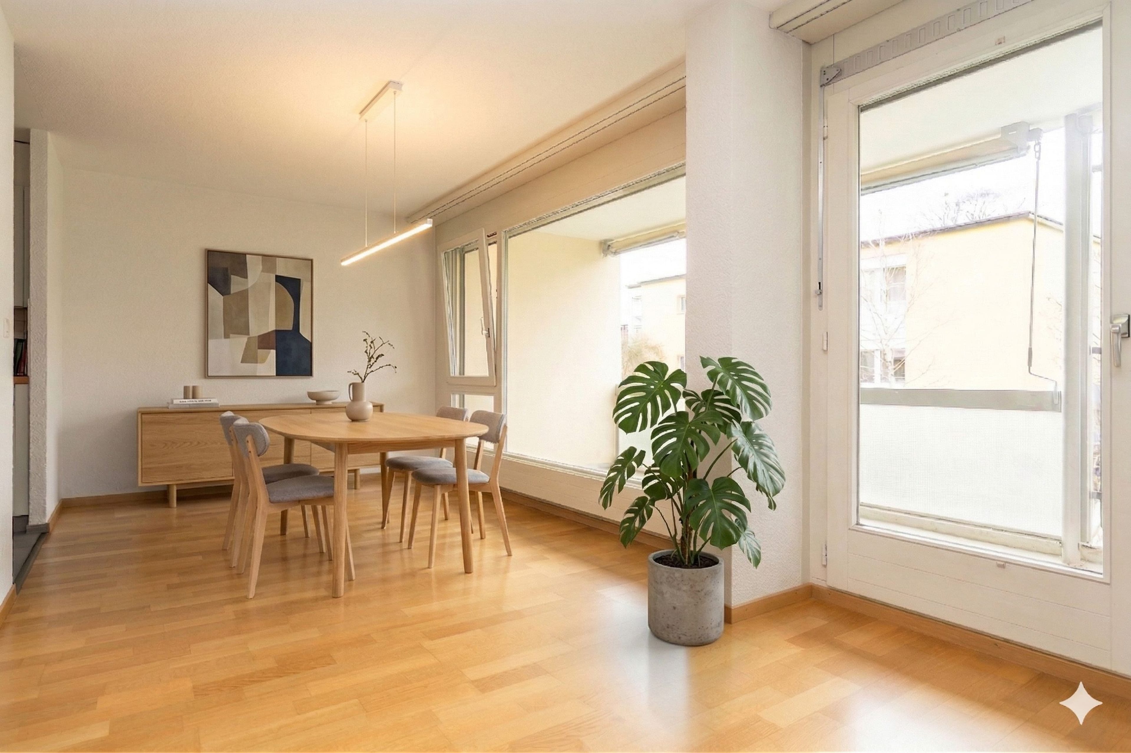 3.5-Zimmer-Wohnung mit Balkon und Einstellplatz in Bolligen - Bild 3