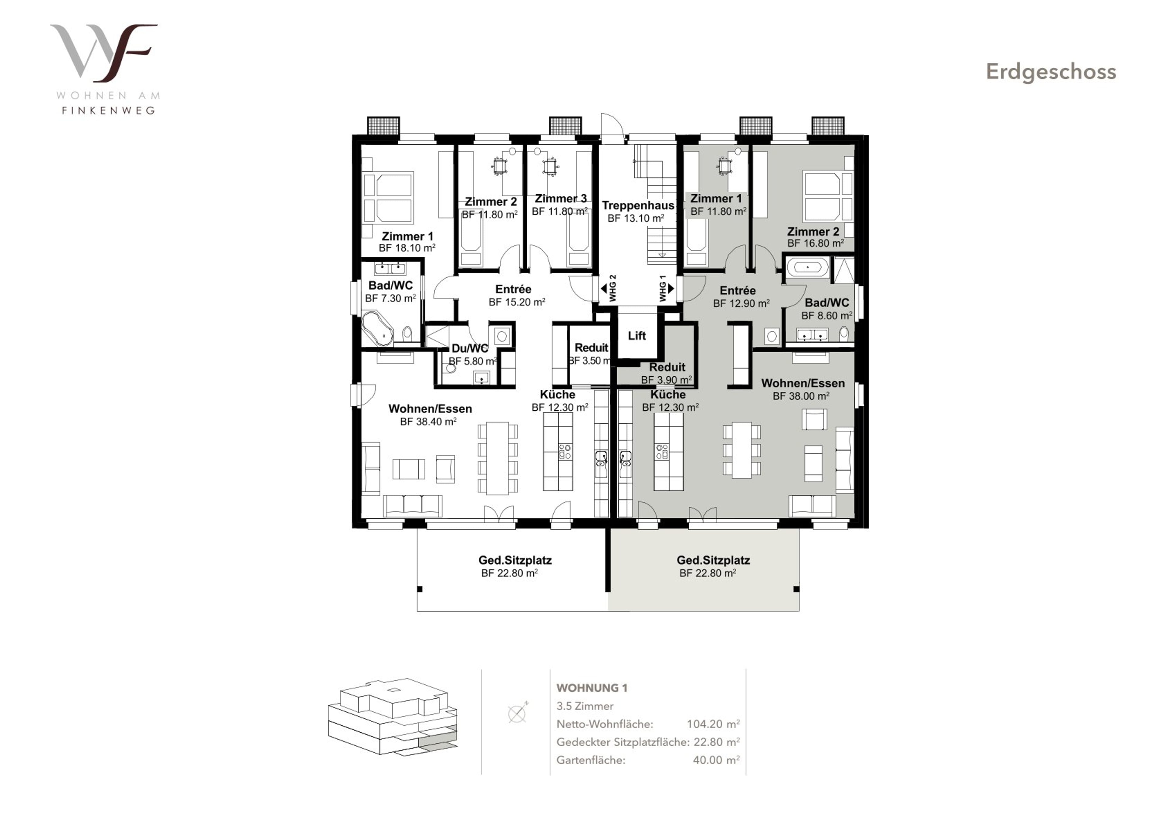 Schöne 3.5-Zimmer Gartenwohnung in Schönbühl - 7
