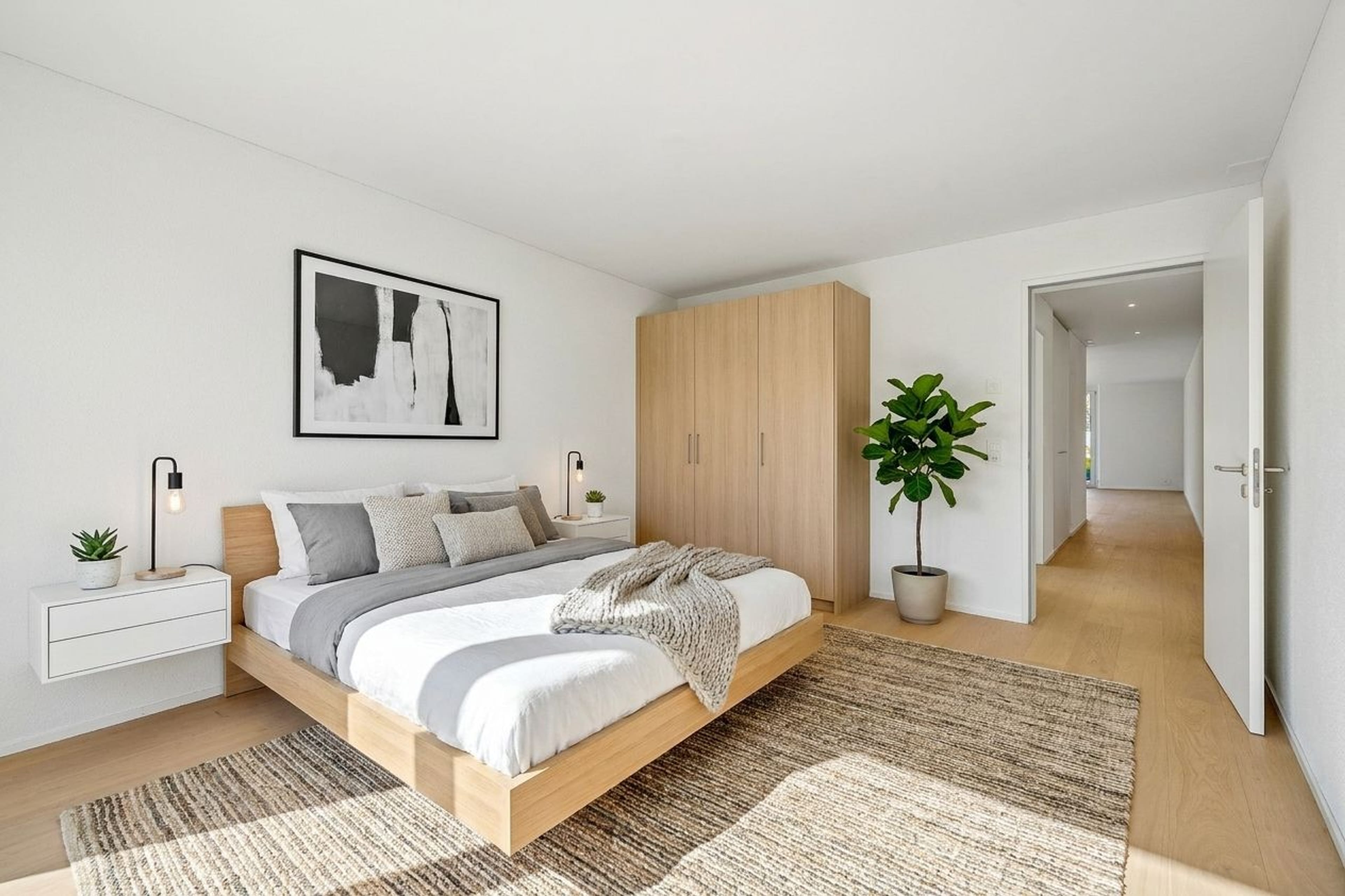 2.5-Zimmer-Etagenwohnung im Neubau / Erstbezug mit sonnigem Südbalkon in Neuenhof - Bild 3