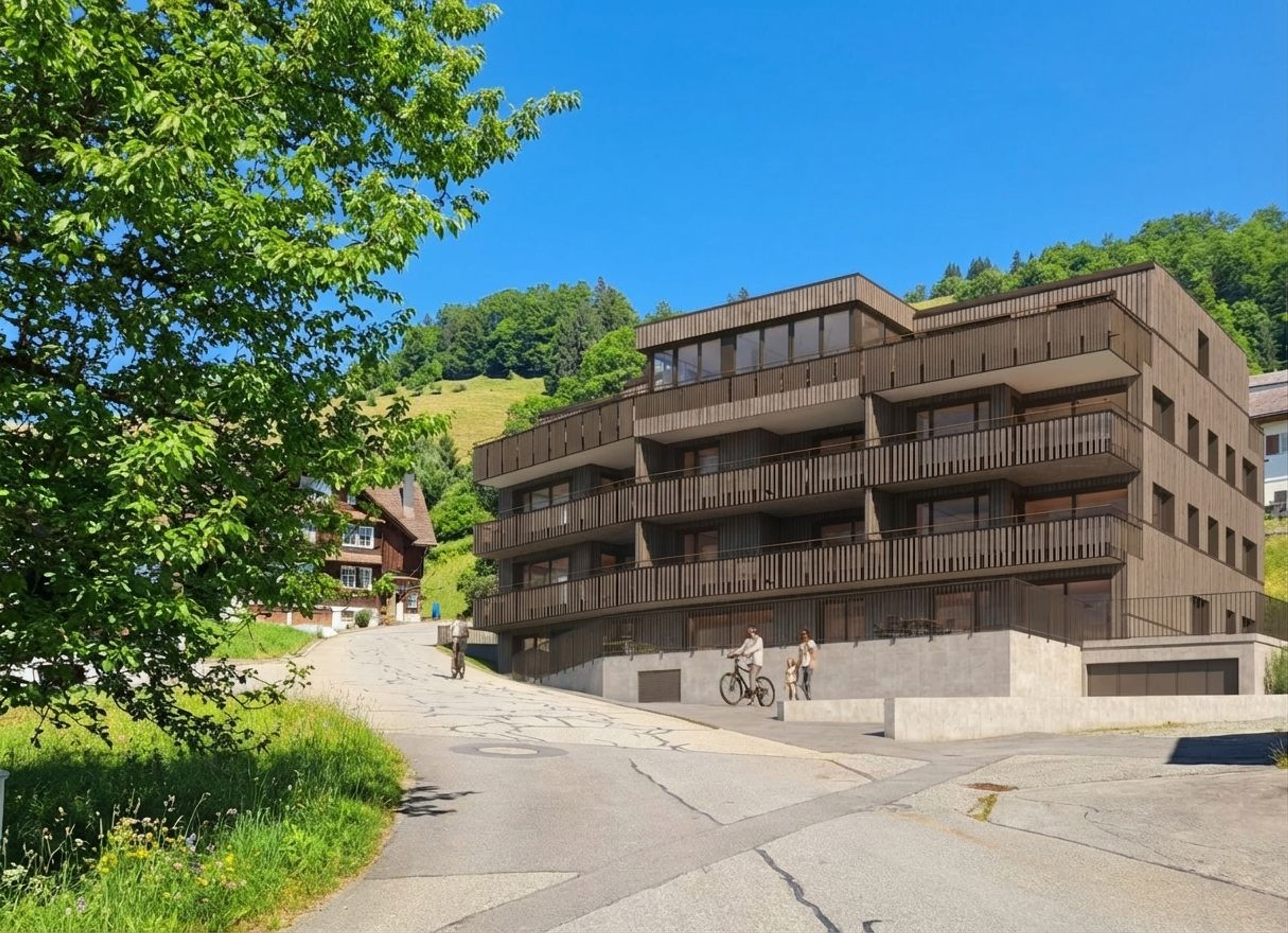 2.5-Zimmer mit Seesicht, sonnigem Balkon - Euthal RESERVIERT - Bild 1
