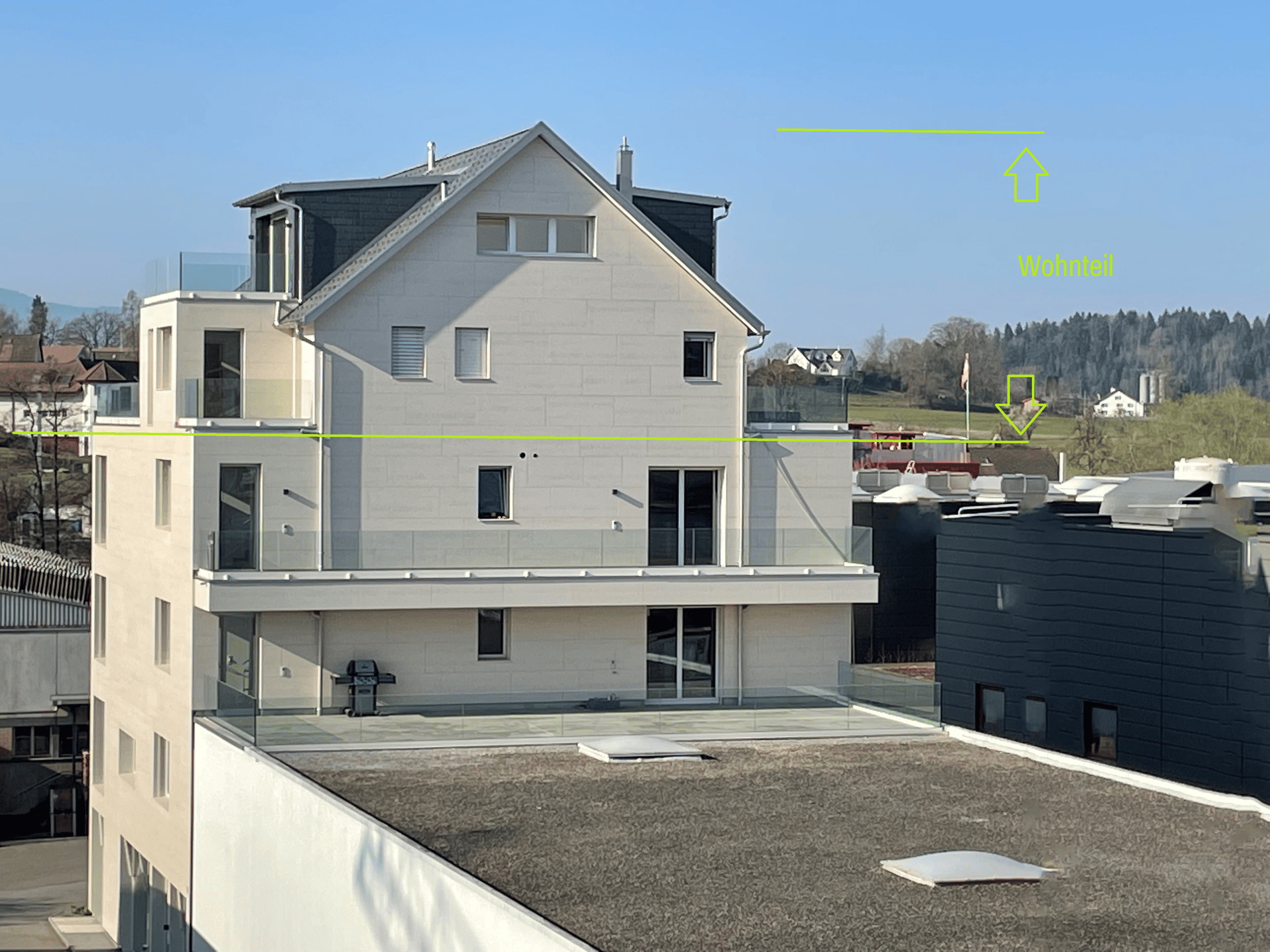 6.5-Zimmer-Maisonette mit 75.5 m² Terrassen in Bubikon - Bild 3