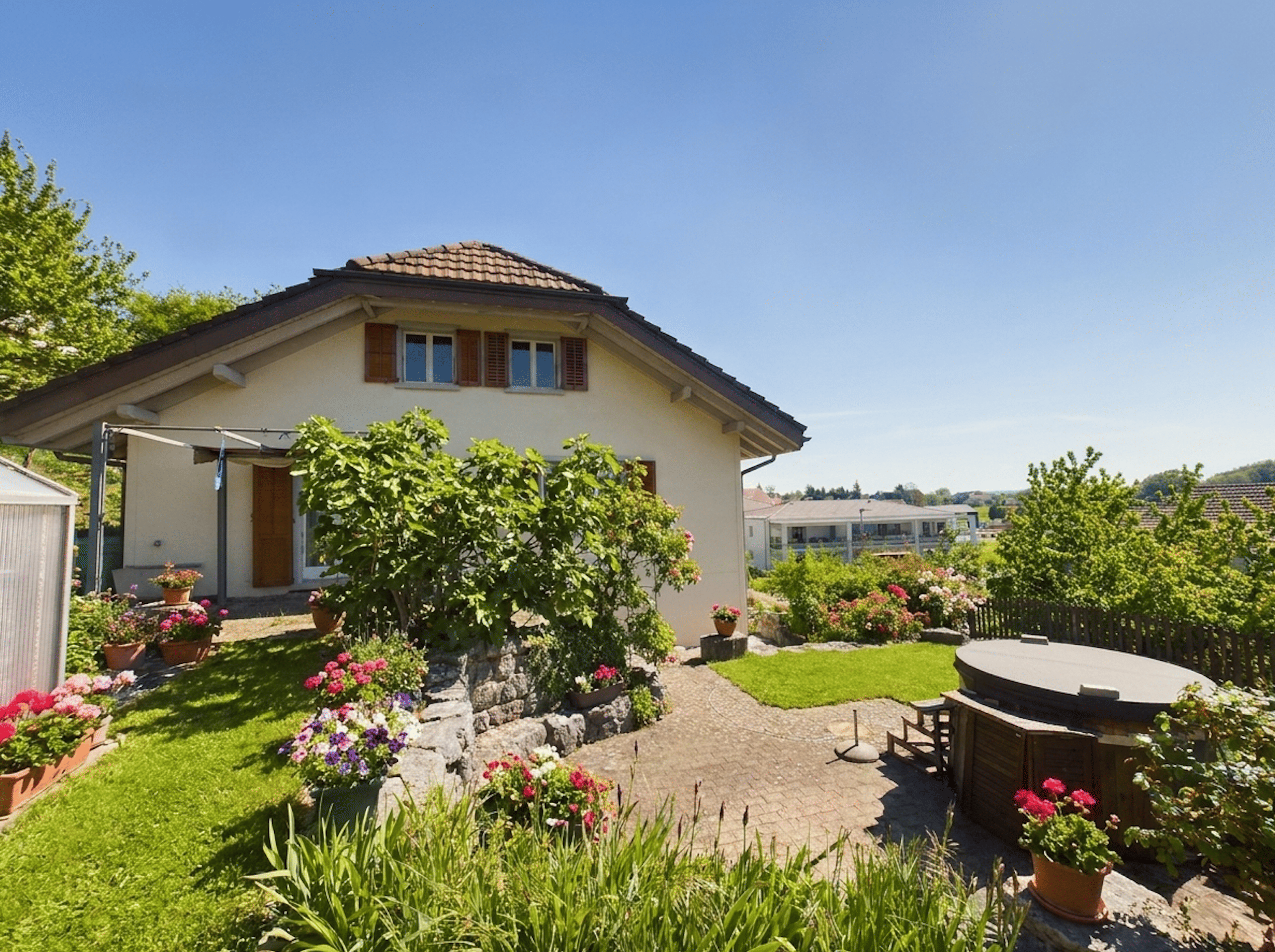 6.5-Zi.-EFH mit separater 1.5-Zi.-Einliegerwohnung | Gartenparadies & Weitsicht - Bild 3