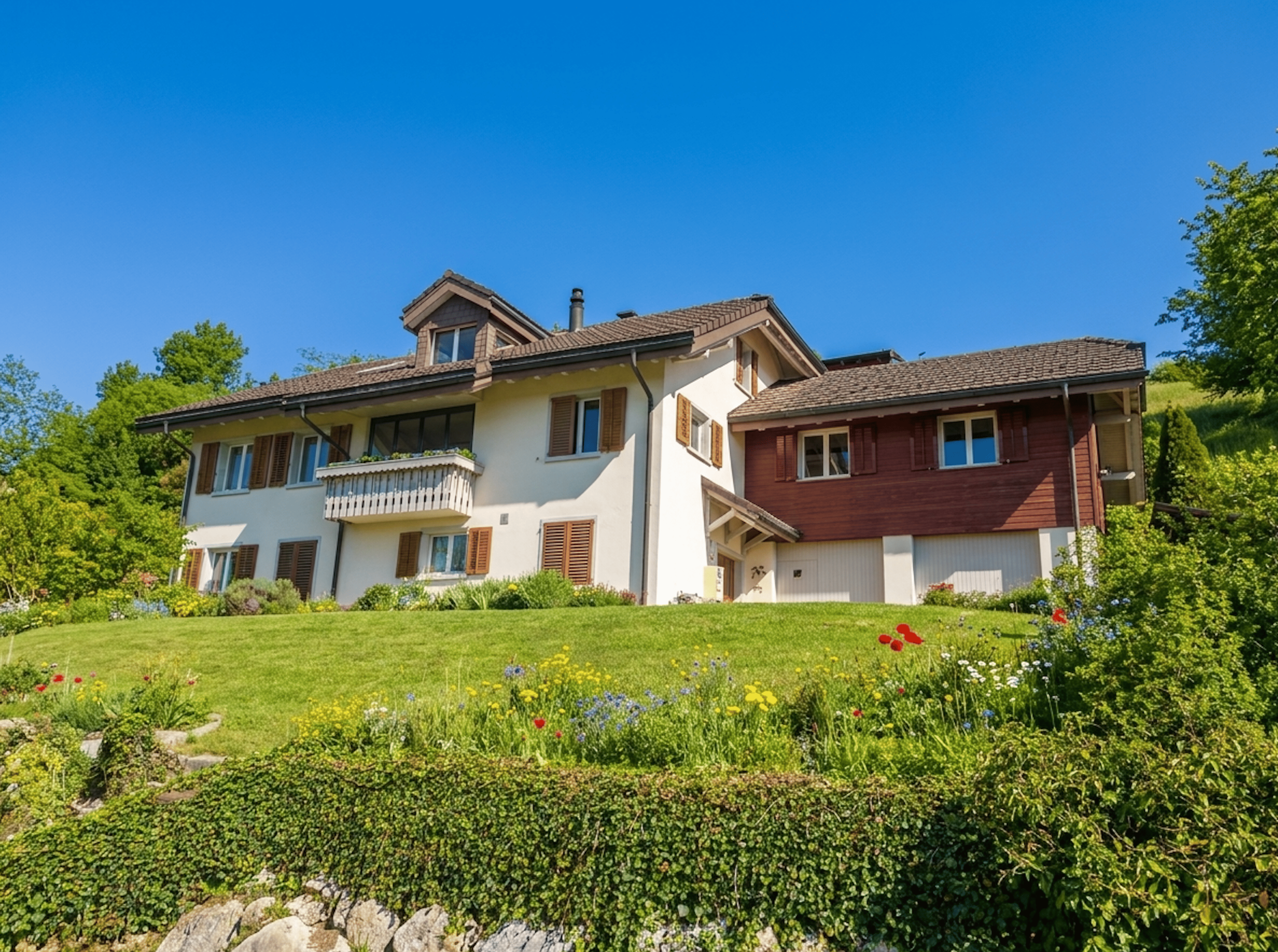 6.5-Zi.-EFH mit separater 1.5-Zi.-Einliegerwohnung | Gartenparadies & Weitsicht - Bild 1