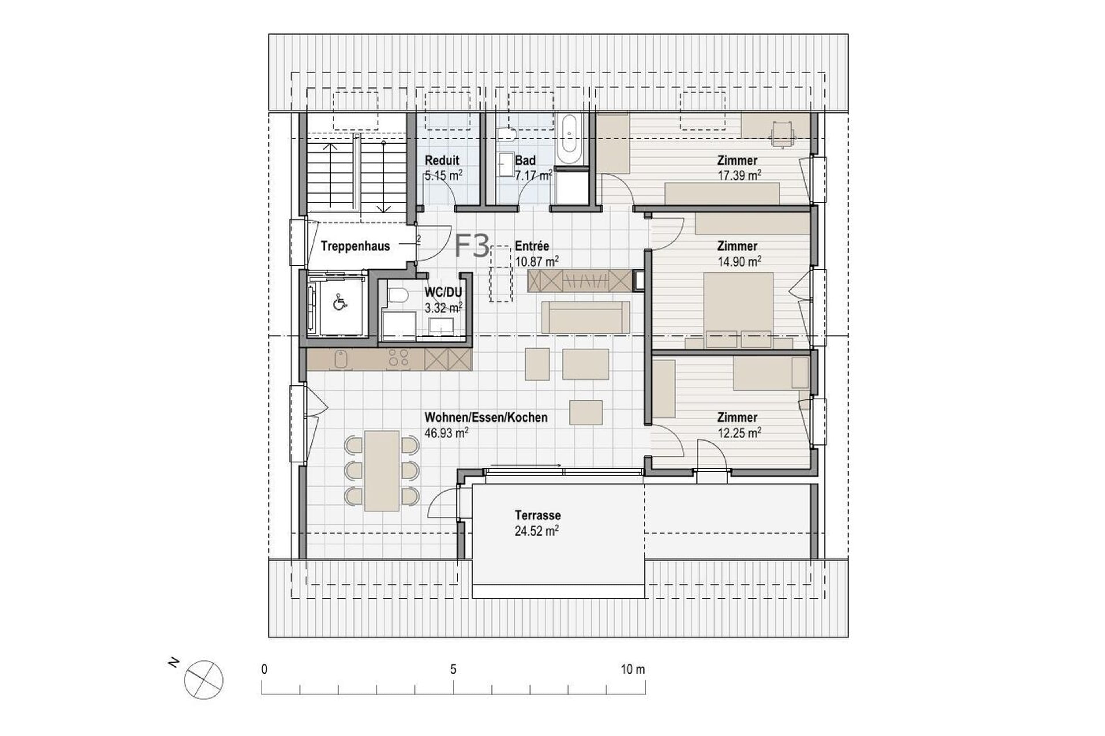 Helle 4.5-Zimmer-Dachwohnung mit Balkon in Nesselnbach - 12