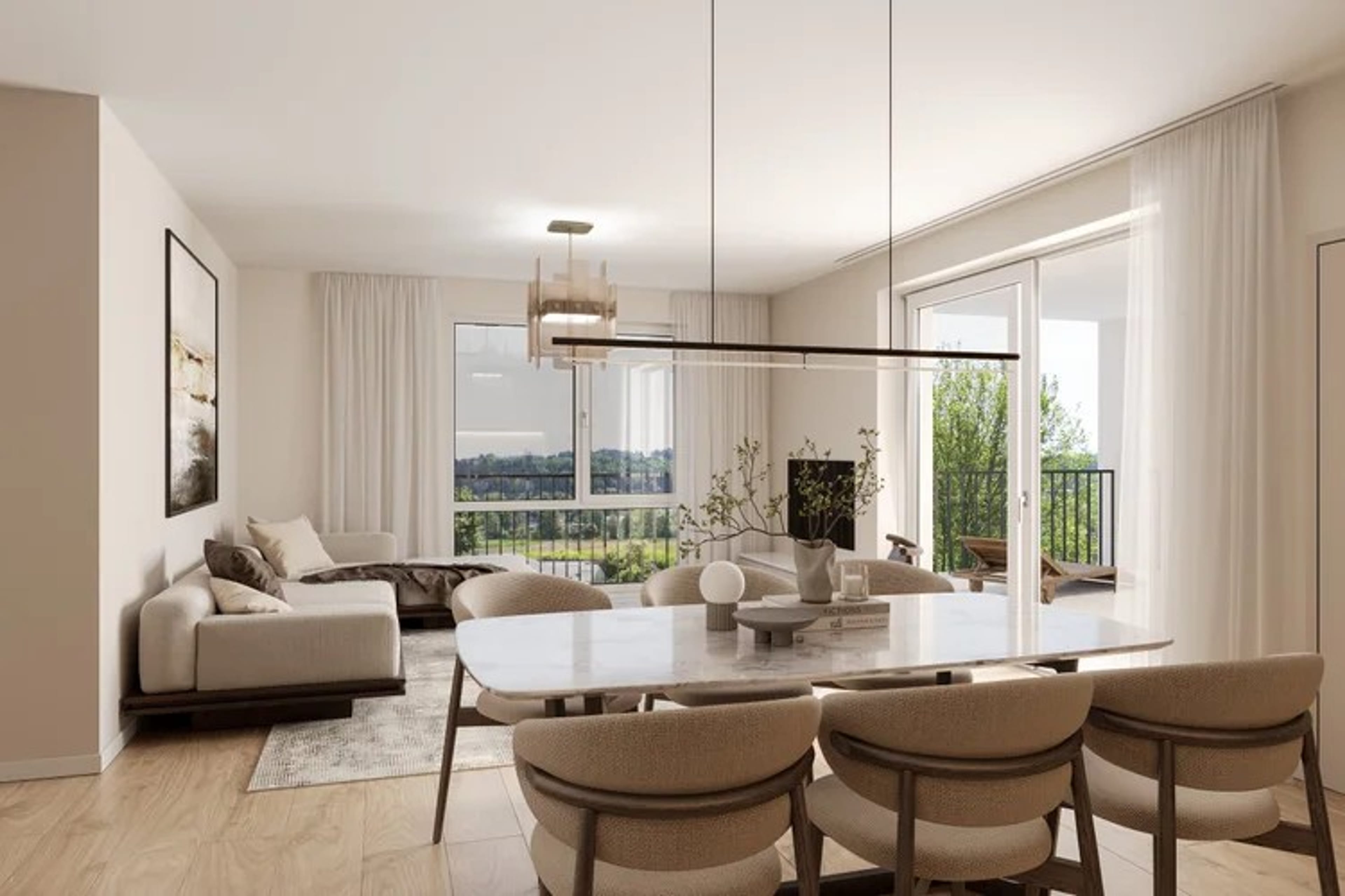 4.5-Zimmer-Neubau, barrierefrei mit Aussicht in Schaffhausen - Bild 2
