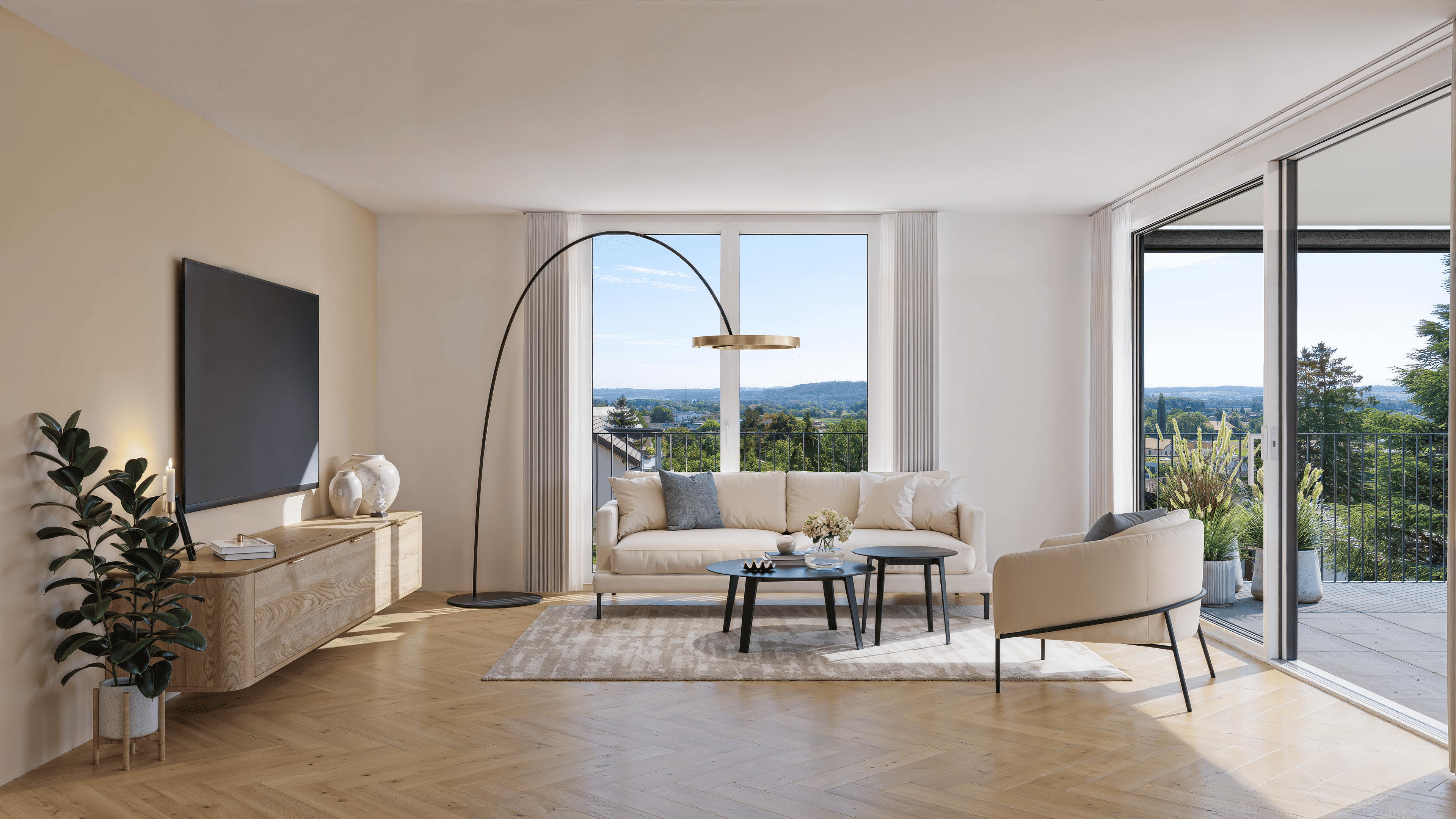 4.5-Zi.-Neubauwohnung mit Weitblick & 15 m² Balkon, Orpund - Bild 4