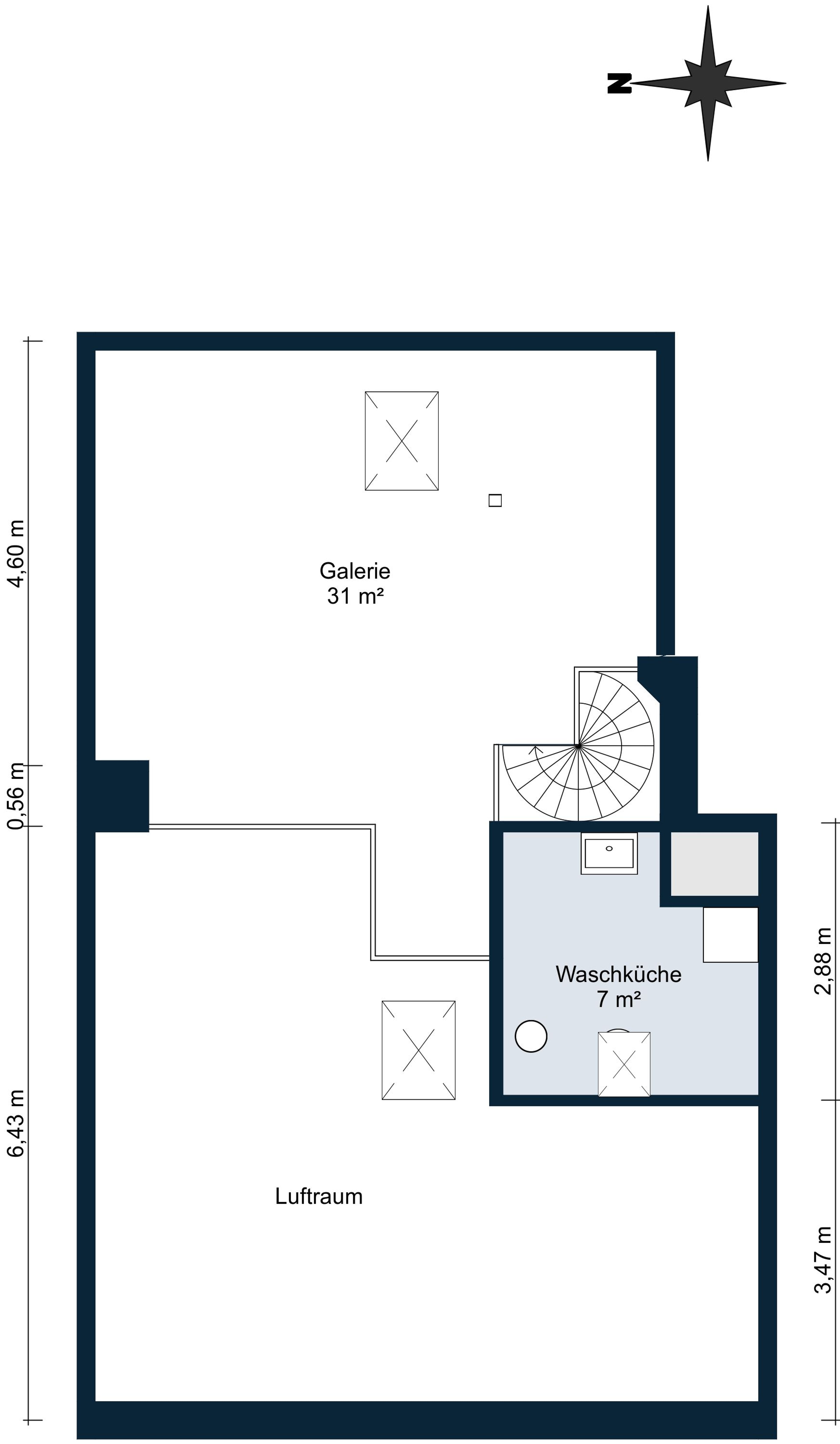 Duplex-Highlight mit Waschturm, Réduit & Cheminée - 16