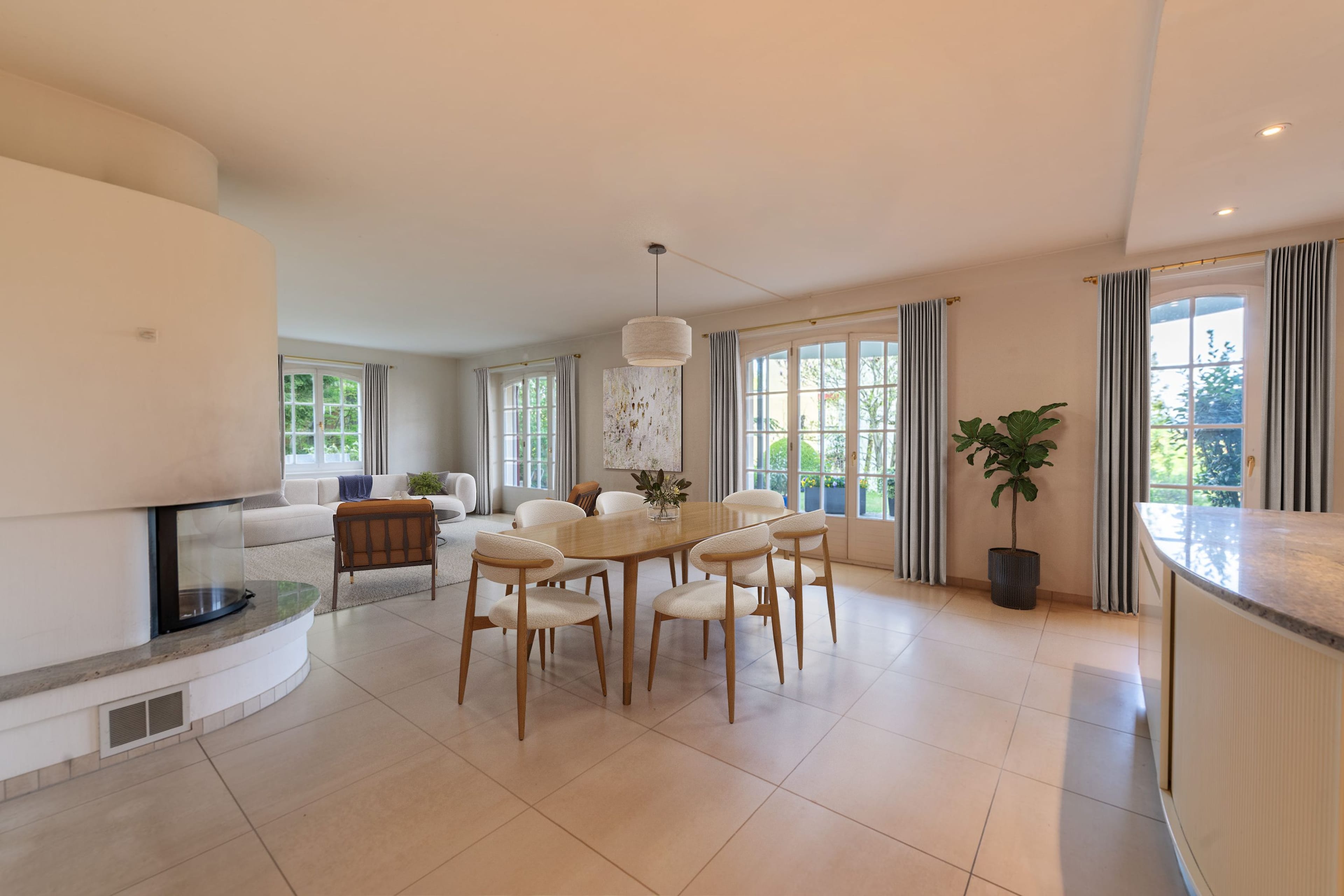 Modernes Zuhause mit Cheminée & privatem Gartenanteil - Bild 2
