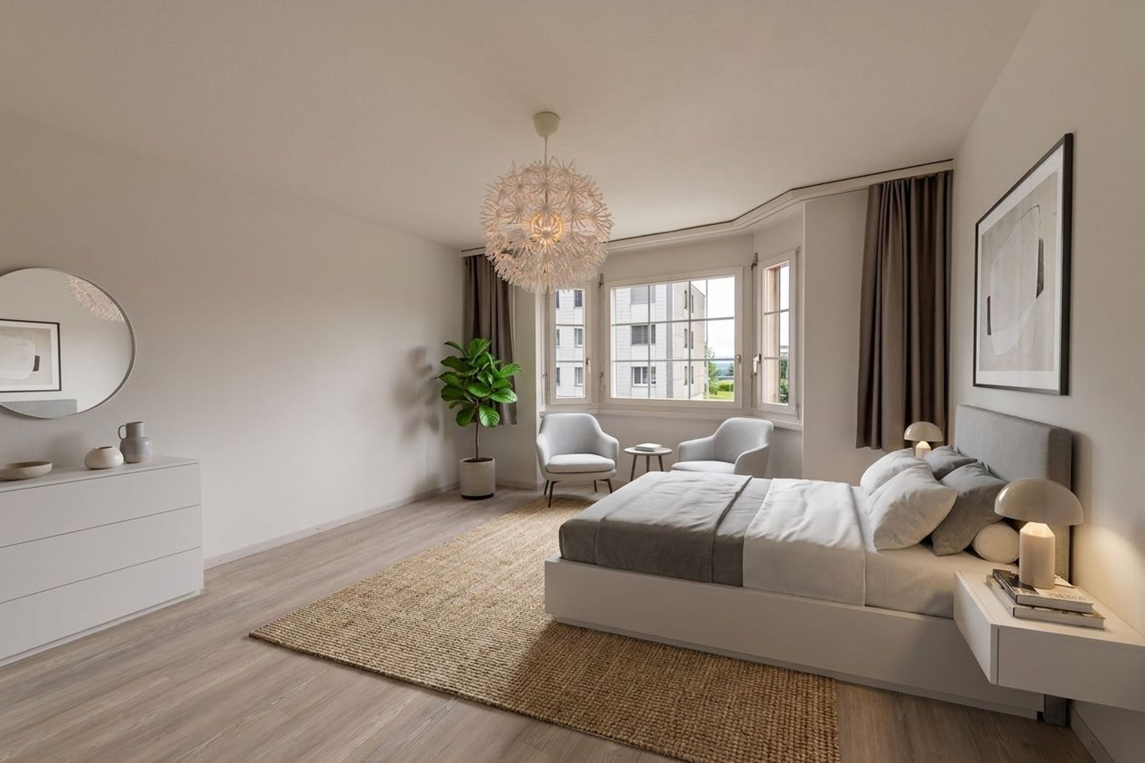Attraktive Hochparterre-Wohnung mit Cheminée und viel Stauraum - 7