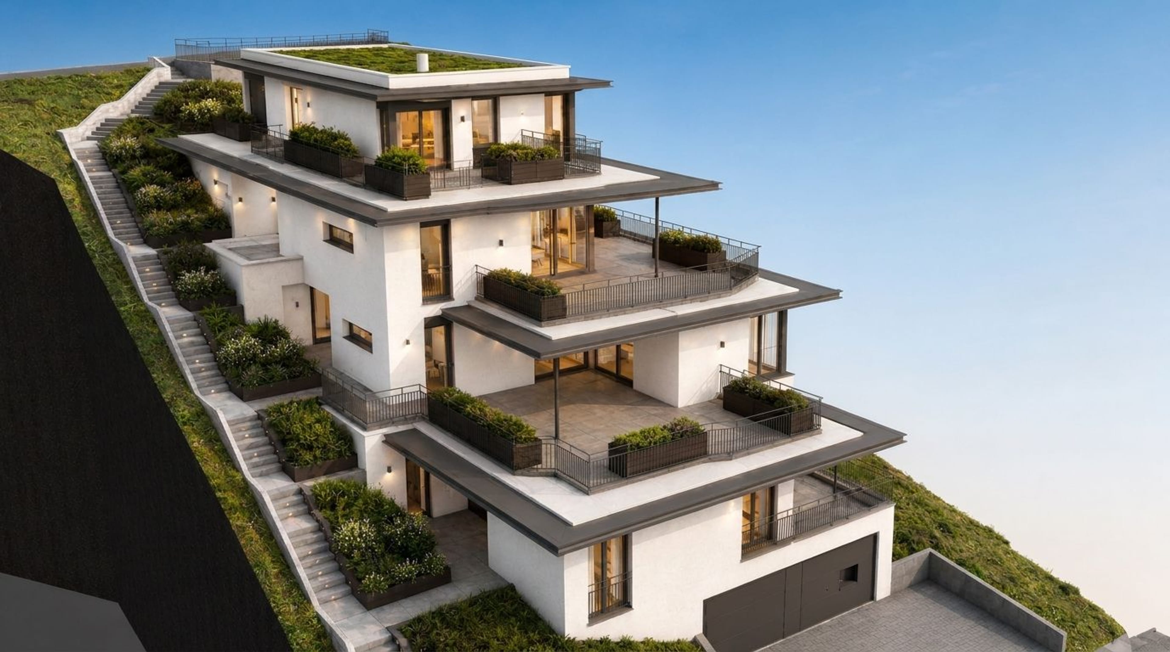 Exklusive 4.5-Zi.-Terrassenwohnung mit Weitsicht in Beringen mieten - Bild 1