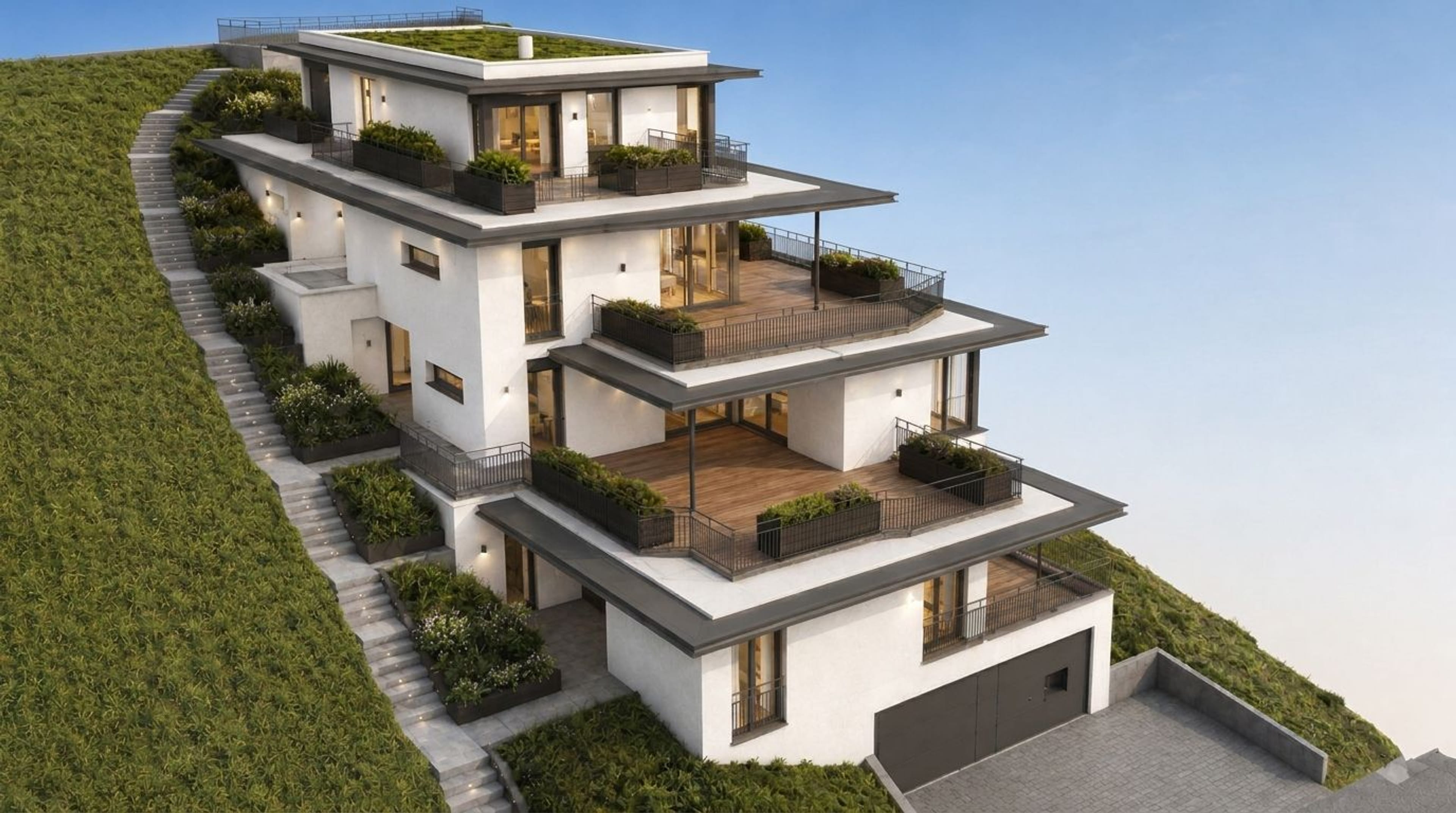 Exklusive 4.5-Zimmer-Terrassenwohnung mit Panorama in Beringen - Bild 1