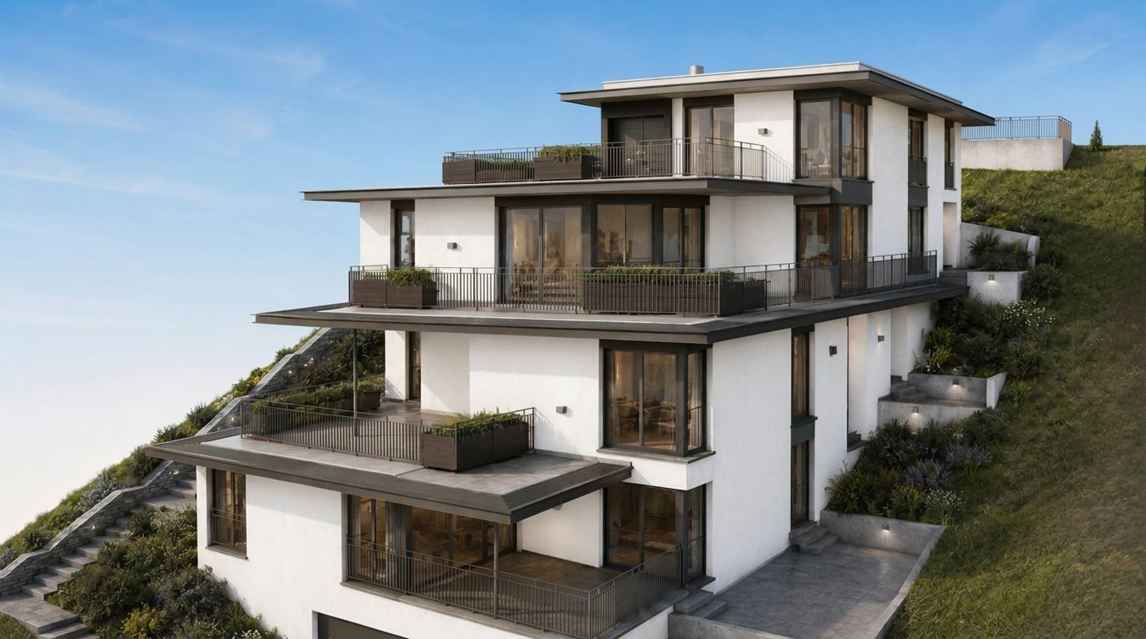 Exklusive 4.5-Zimmer-Terrassenwohnung mit Panorama in Beringen - Bild 2