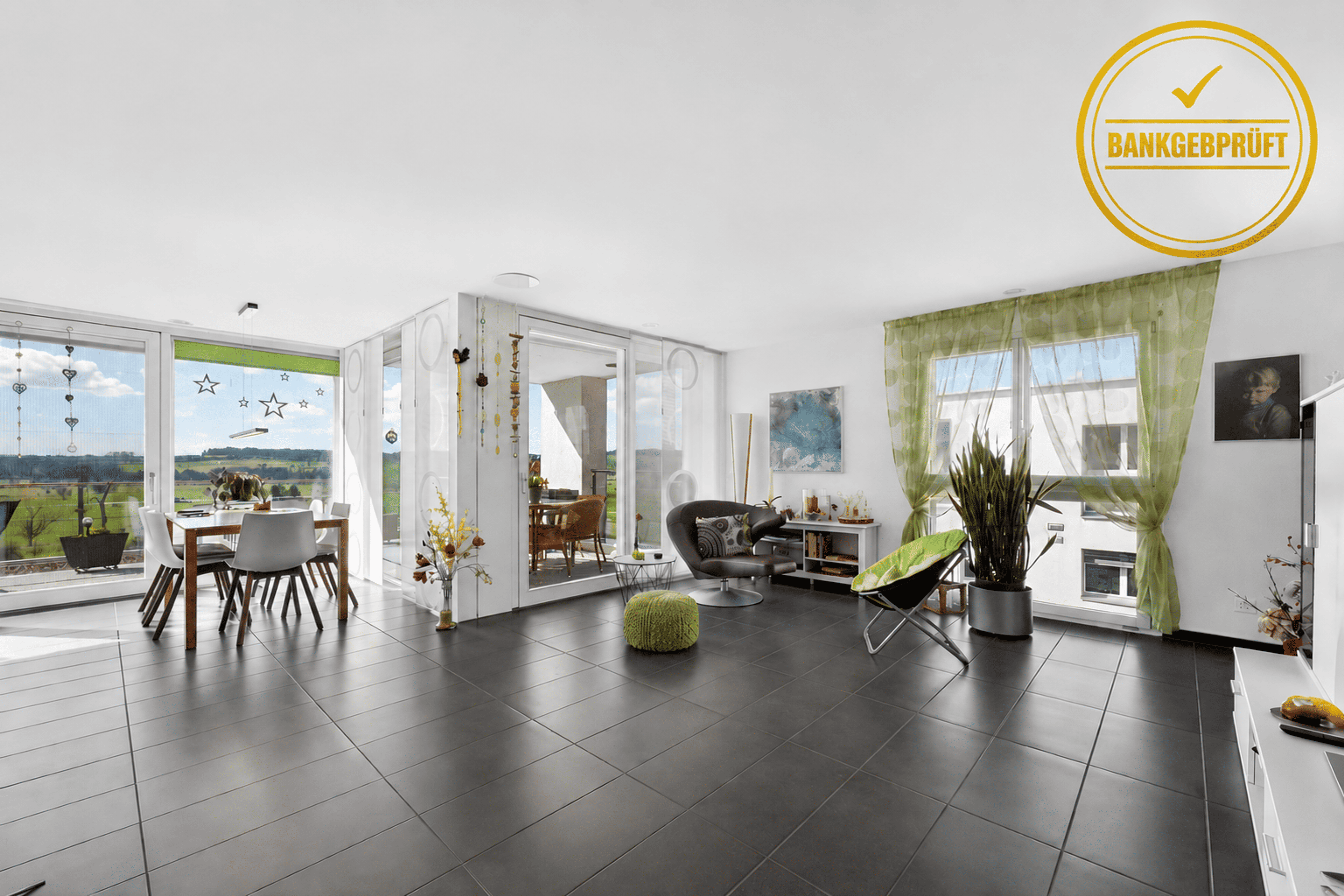 Exklusive 3.5-Zimmer-Attikawohnung mit Weitsicht an ruhiger Lage in Geuensee - Bild 1