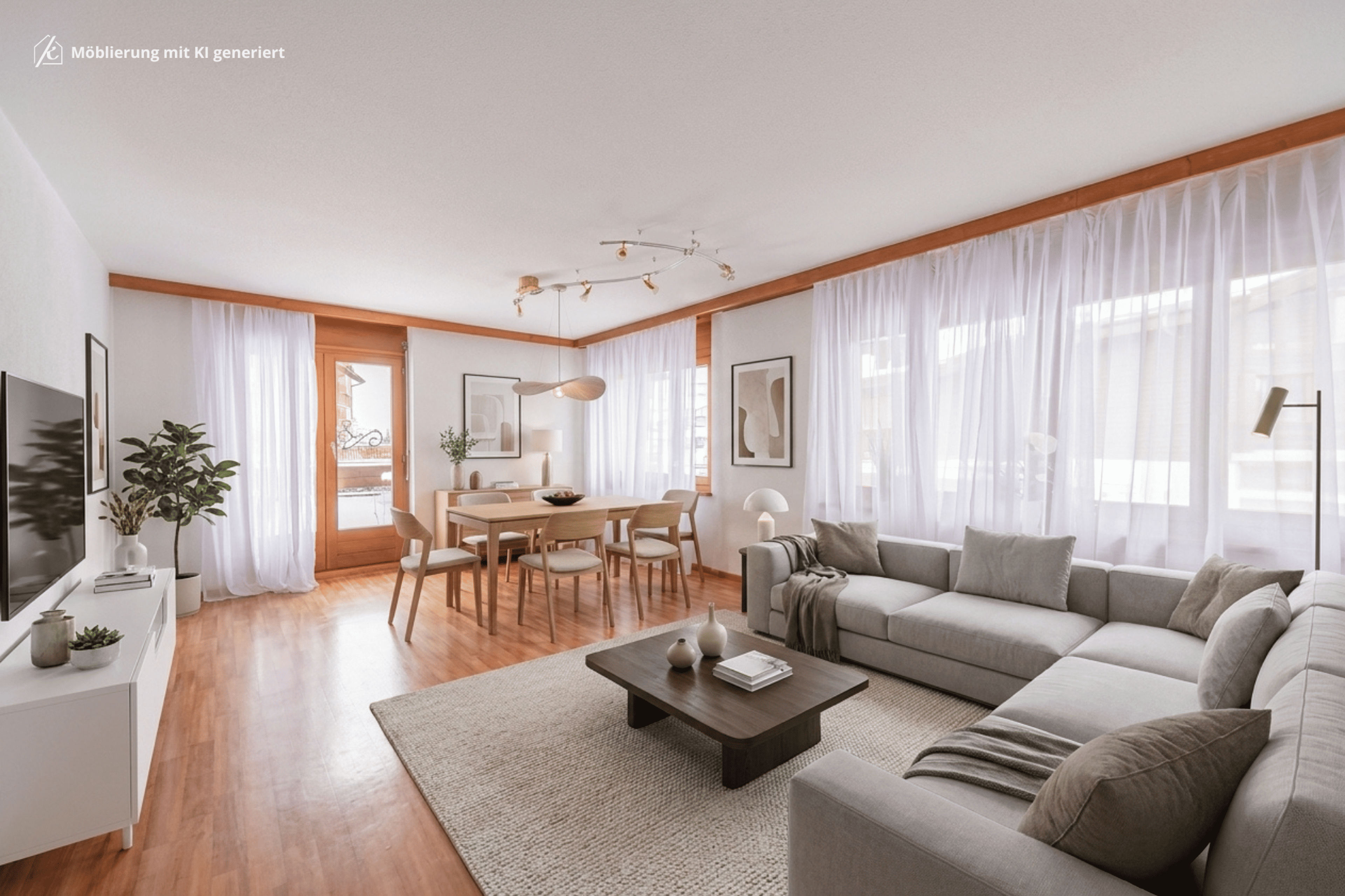 Wohnen mit Bergpanorama – 4.5-Zimmer-Wohnung mit einzigartiger Terrasse - Bild 2