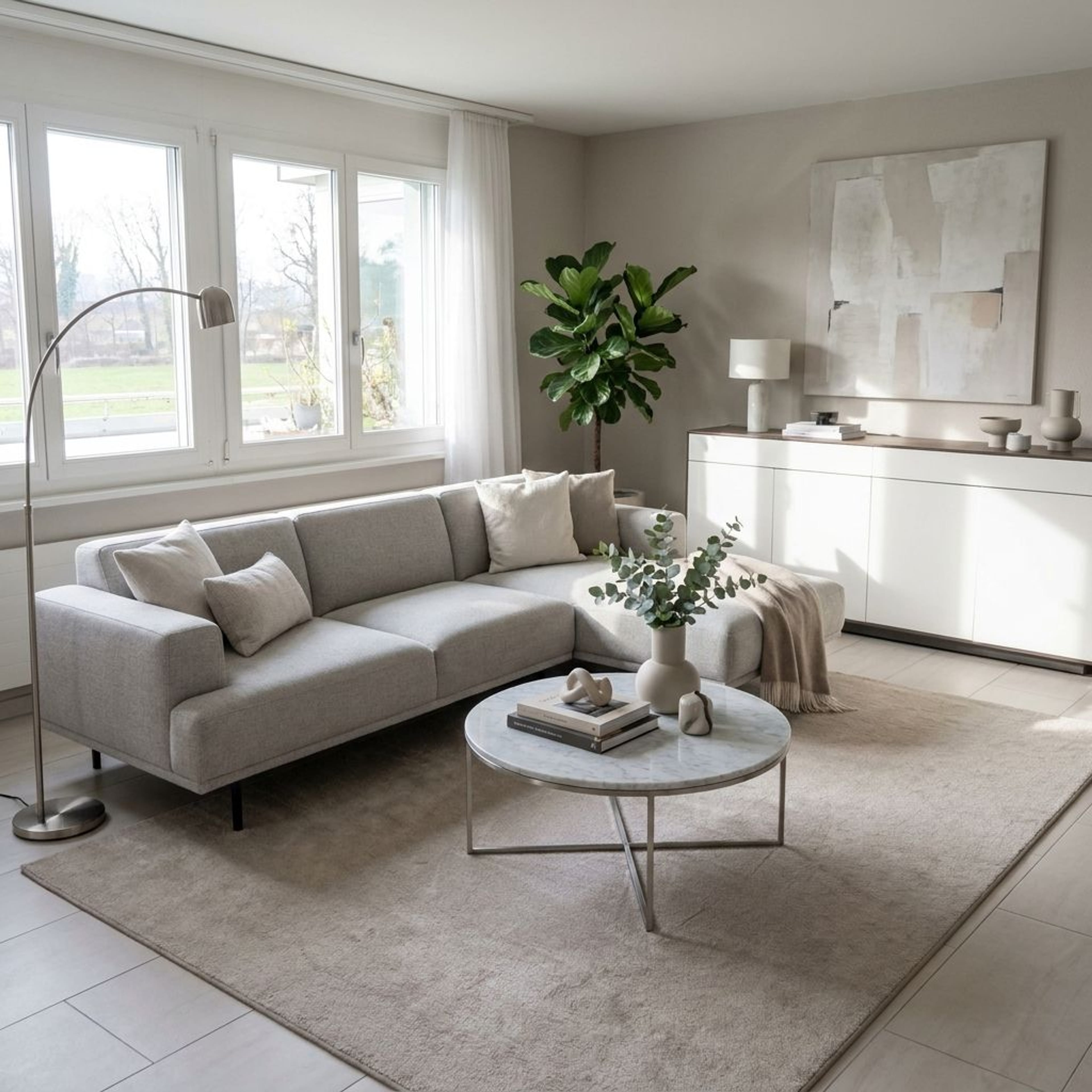 4½-Zimmer-Wohnung mit See - und Bergsicht - 1