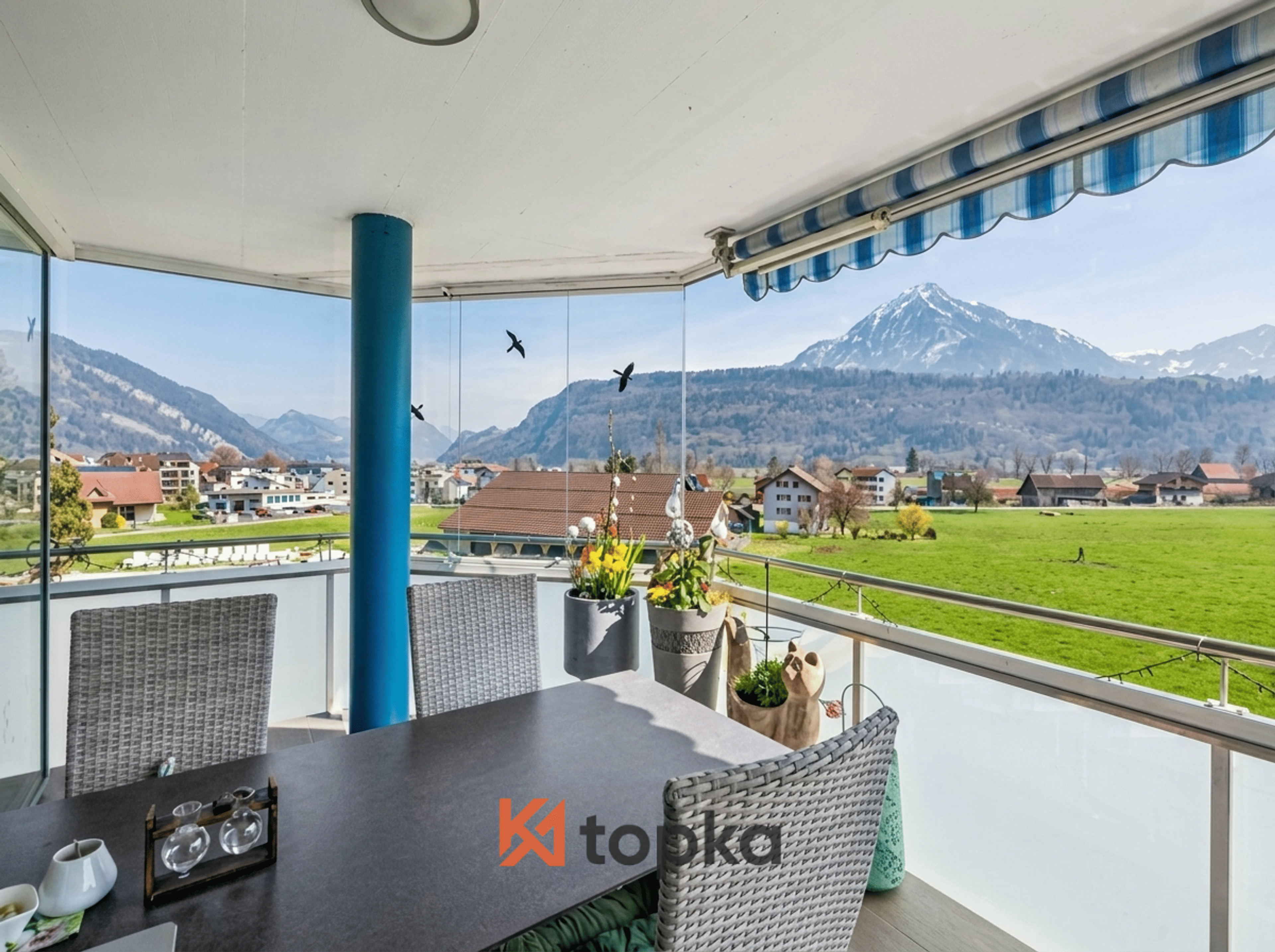 4½-Zimmer-Wohnung mit See - und Bergsicht - Bild 1